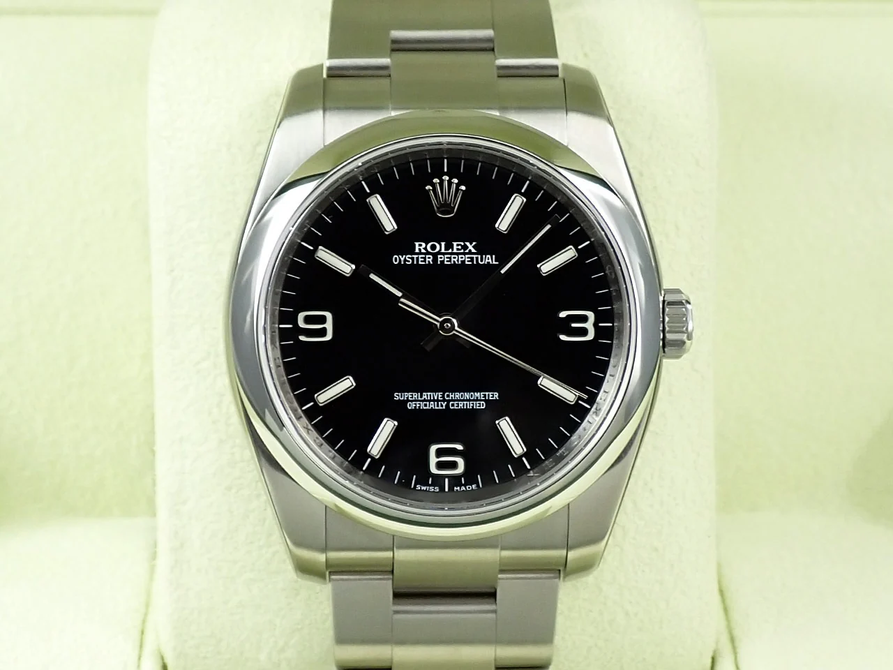ロレックス オイスターパーペチュアル36 Ref.116000 ステンレススチール ブラック文字盤 - Image 2