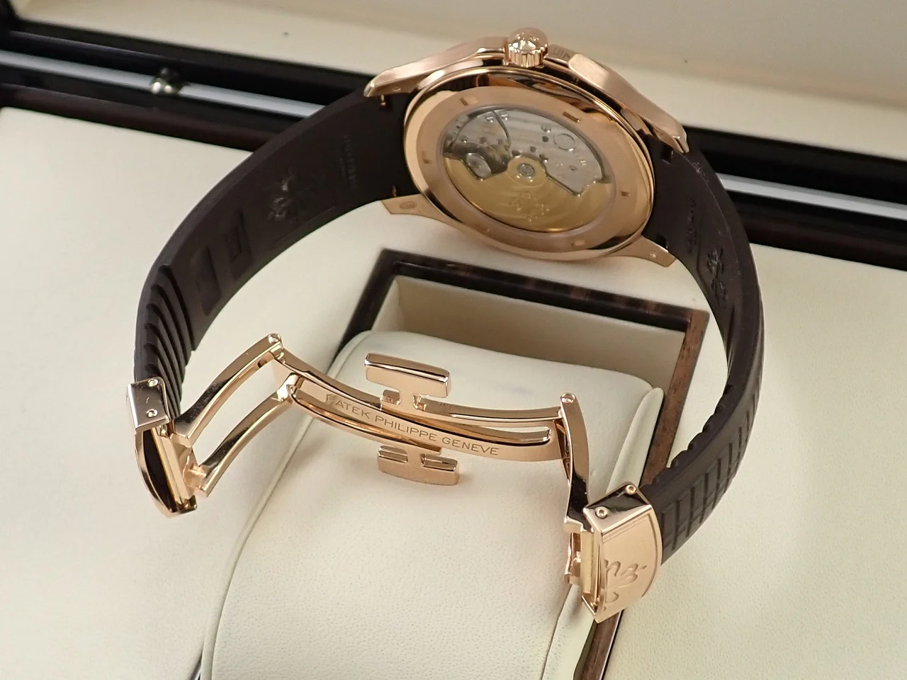 パテックフィリップ アクアノート Ref.5167R-001 ローズゴールド ブラウン文字盤 - Image 8