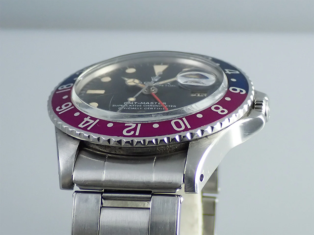 ロレックス GMTマスター Ref.1675 ステンレススチール ブラック文字盤 オイスターブレスレット - Image 6