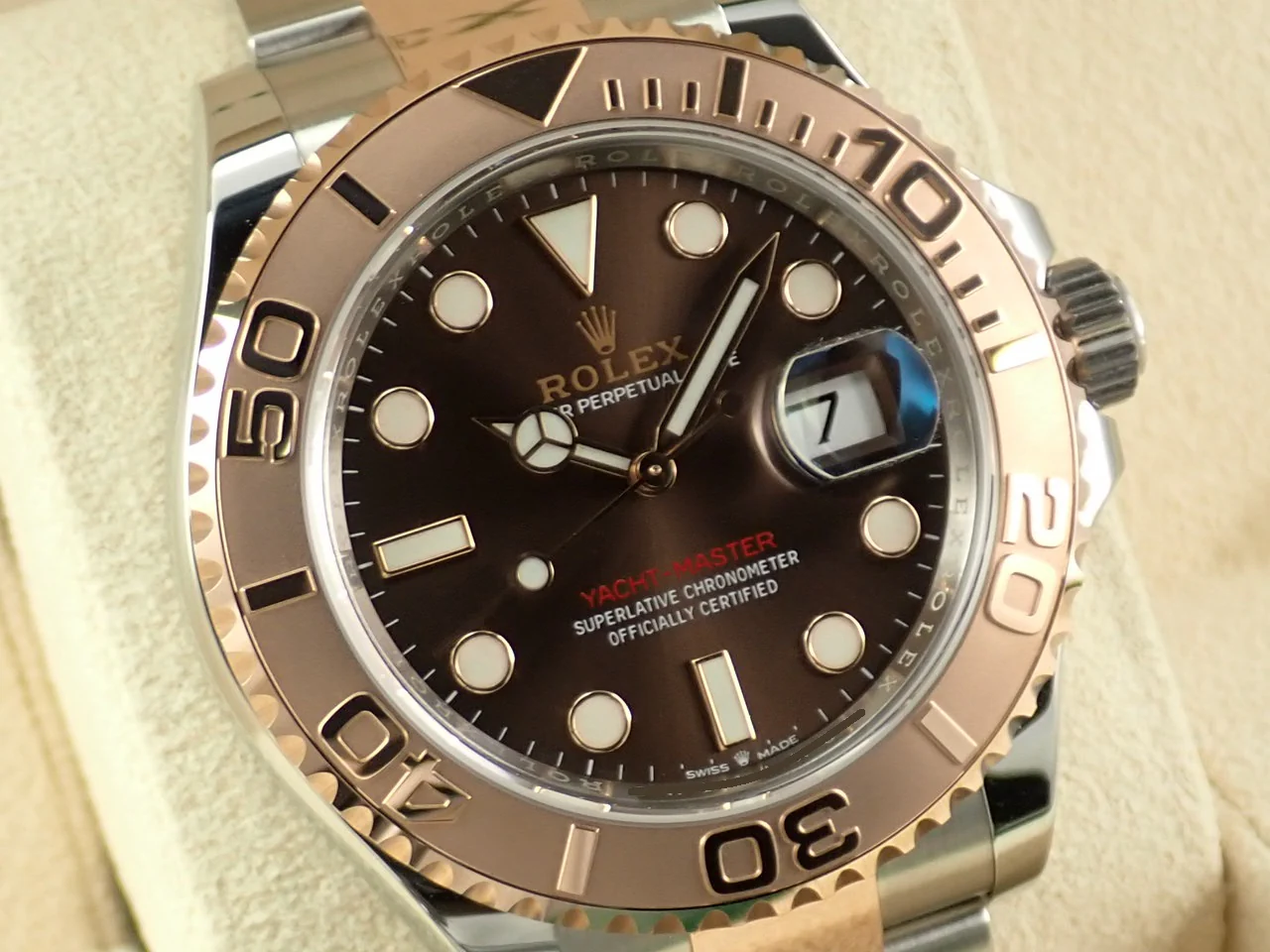 ロレックス ヨットマスター40 Ref.126621 ステンレススチール/エバーローズゴールド チョコレート文字盤 - Image 3