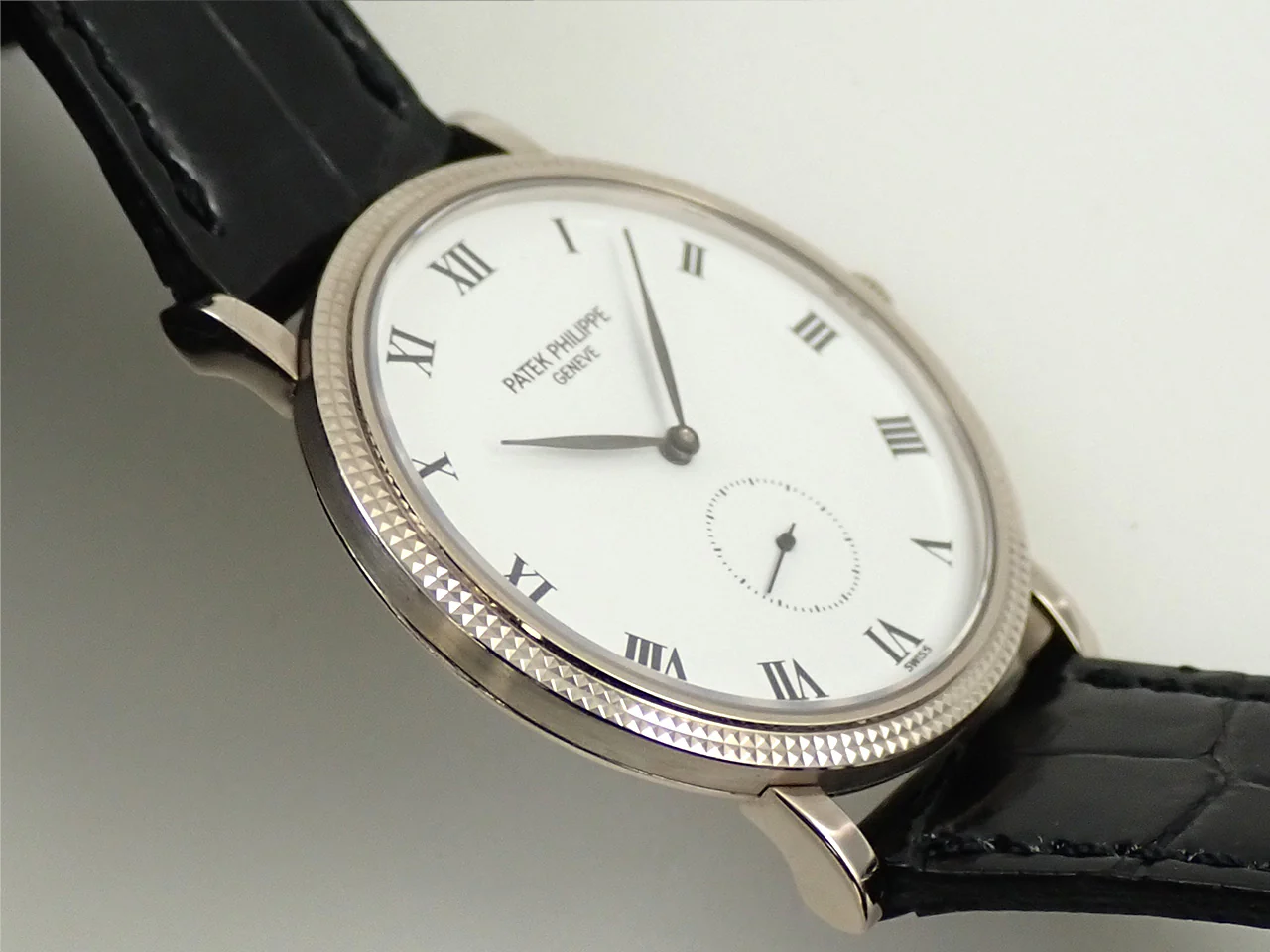 パテックフィリップ カラトラバ Ref.3919G-001 ホワイトゴールド ホワイト文字盤 - Image 5