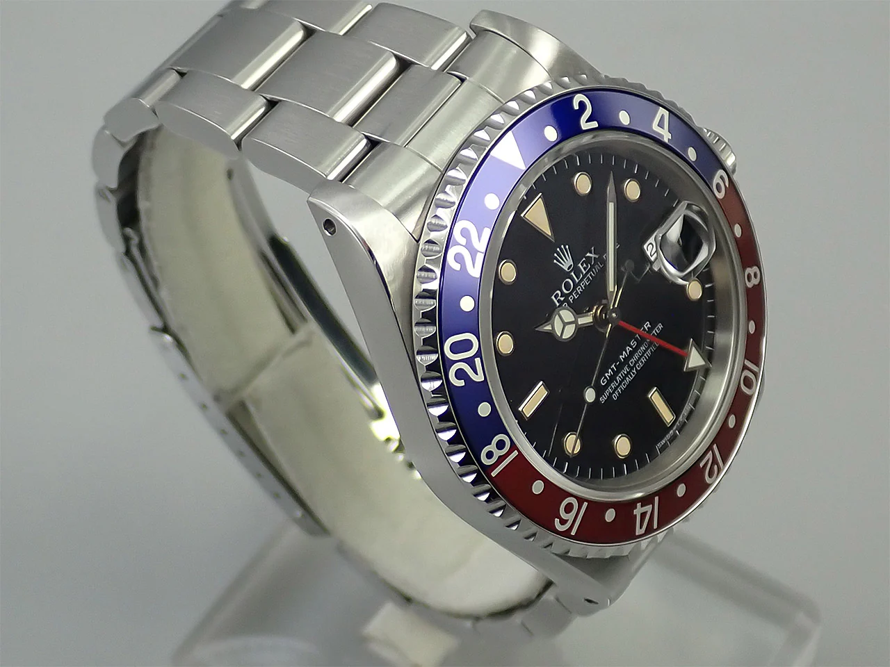 ロレックス GMTマスター Ref.16700 ステンレススチール ブラック文字盤 オイスターブレスレット - Image 5