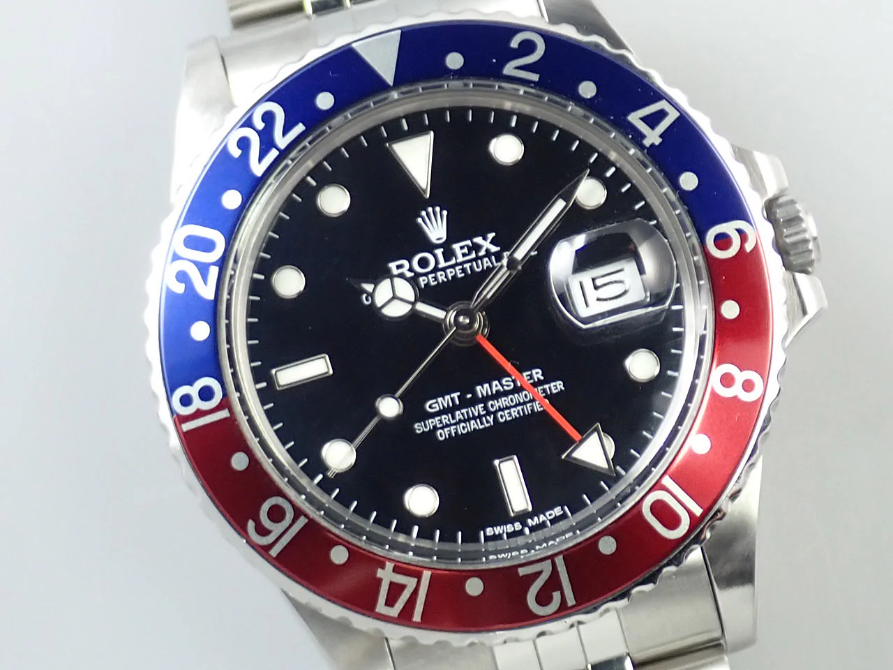 ロレックス GMTマスター Ref.16750 ステンレススチール ブラック文字盤 ジュビリーブレスレット 中古 RC0X4RS0 - Image 3