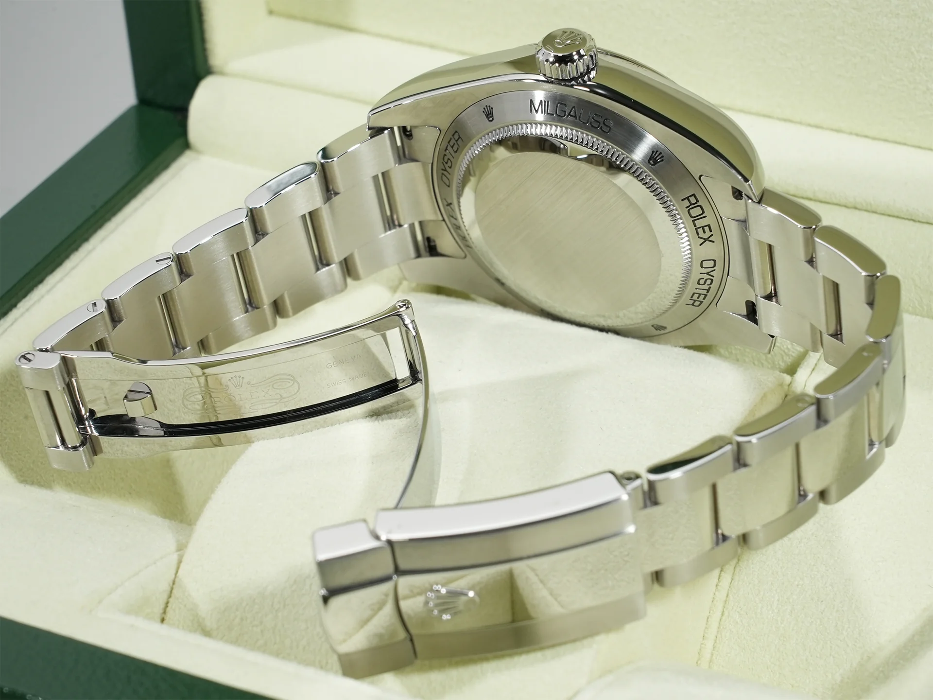 ロレックス ミルガウス Ref.116400 ステンレススチール ホワイト文字盤 - Image 8