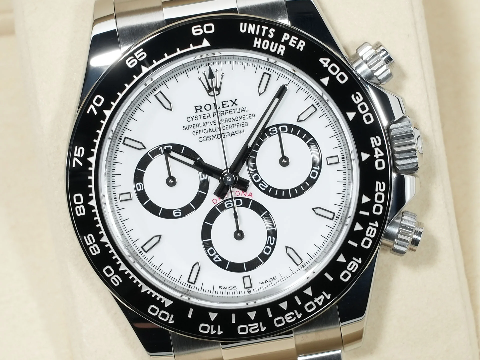 ロレックス デイトナ Ref.126500LN ステンレススチール ホワイト文字盤 未使用 rmtc54d9 - Image 3