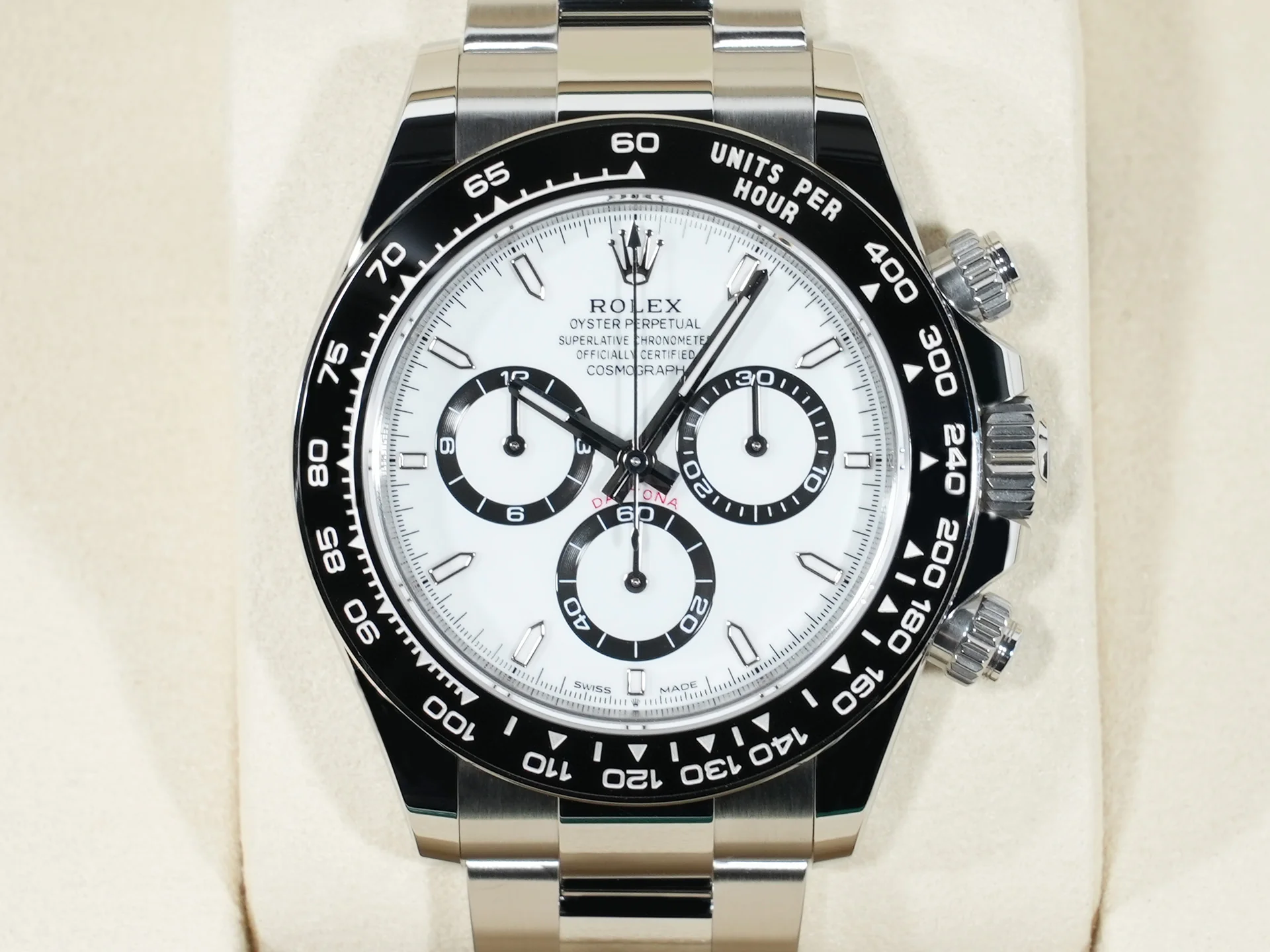 ロレックス デイトナ Ref.126500LN ステンレススチール ホワイト文字盤 - Image 2