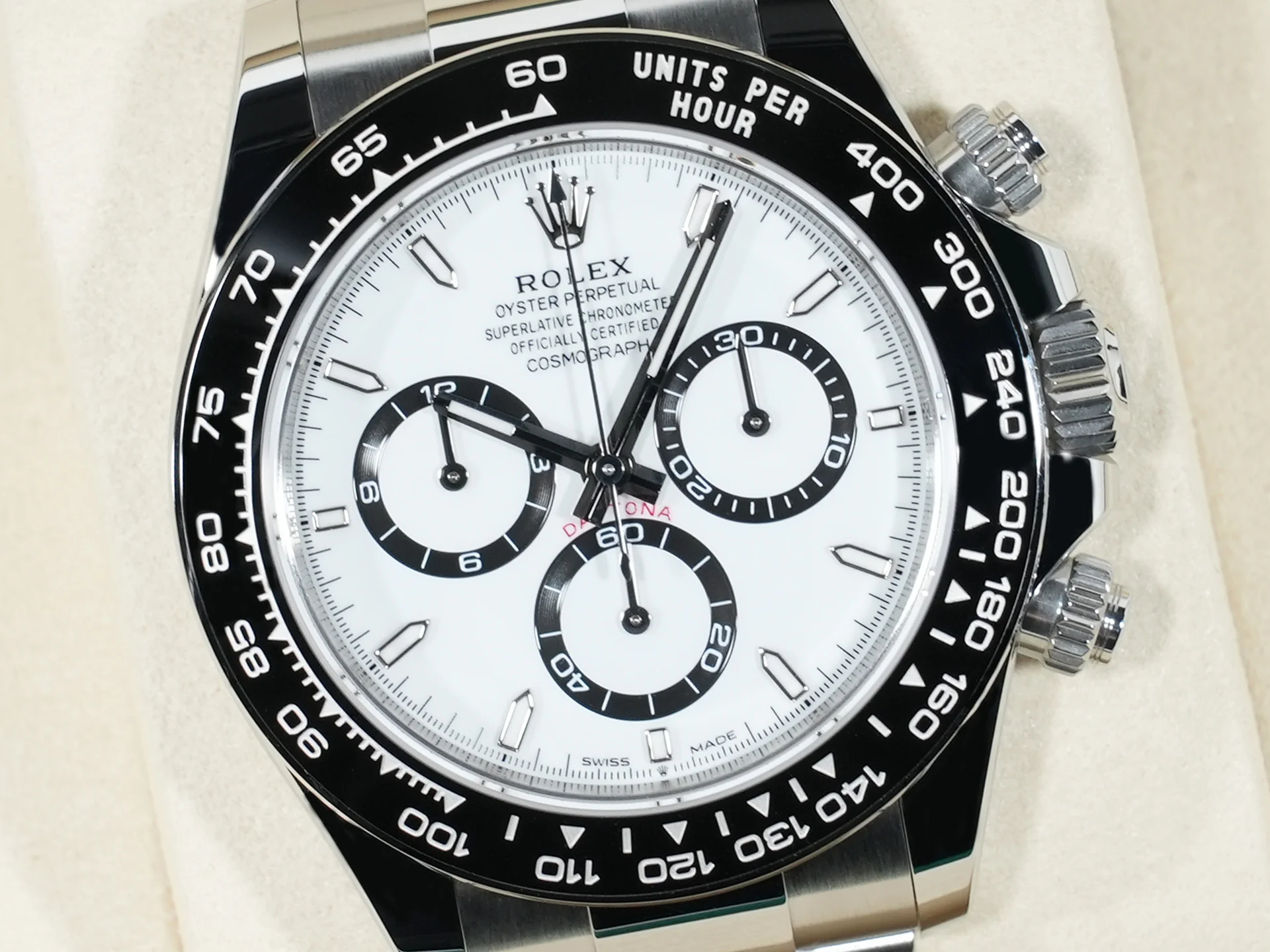 ロレックス デイトナ Ref.126500LN ステンレススチール ホワイト文字盤 - Image 3