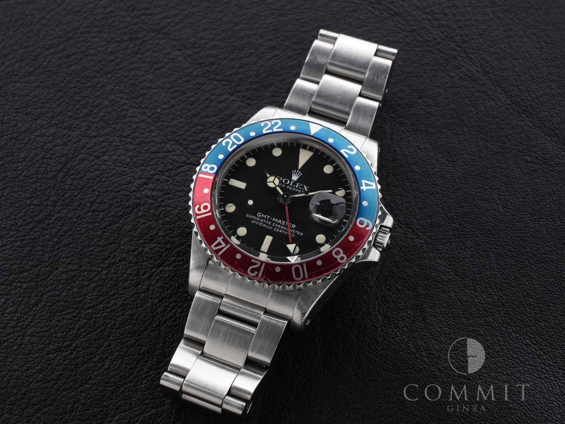 ロレックス GMTマスター Ref.1675 ステンレススチール ブラック文字盤 オイスターブレスレット - Image 15