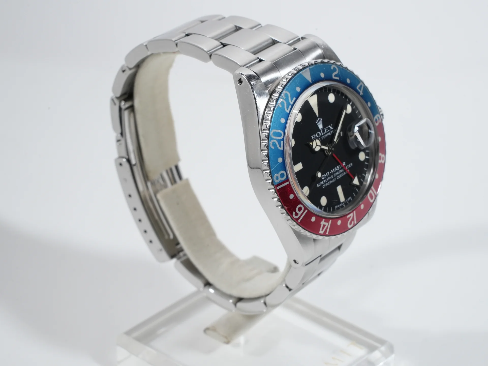 ロレックス GMTマスター Ref.1675 ステンレススチール ブラック文字盤 オイスターブレスレット - Image 5
