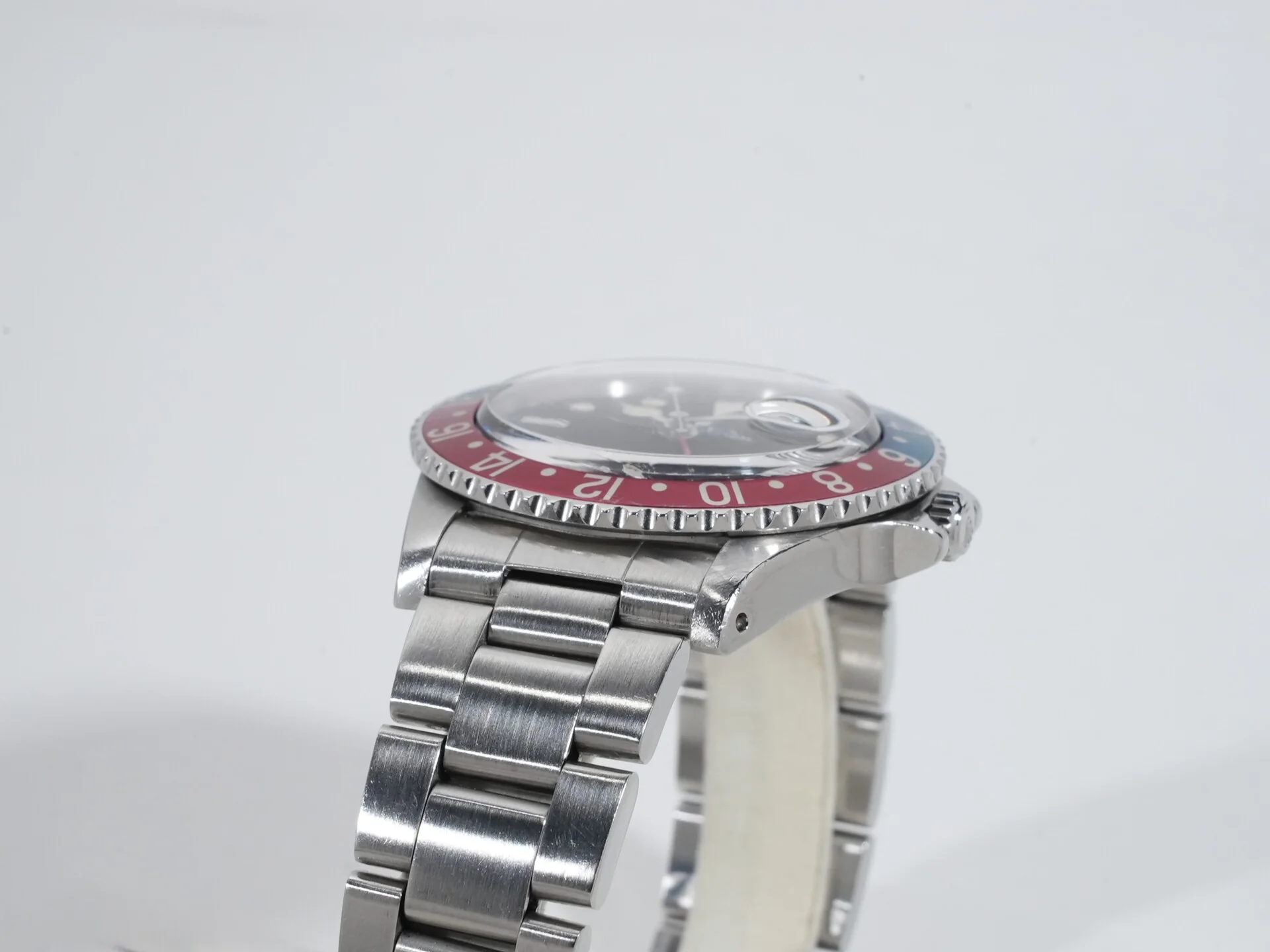 ロレックス GMTマスター Ref.1675 ステンレススチール ブラック文字盤 オイスターブレスレット - Image 6