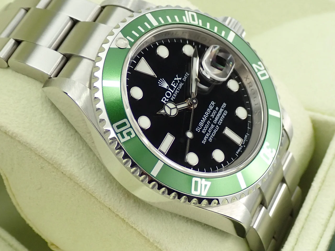 ロレックス サブマリーナー デイト Ref.16610LV ステンレススチール ブラック文字盤 - Image 5