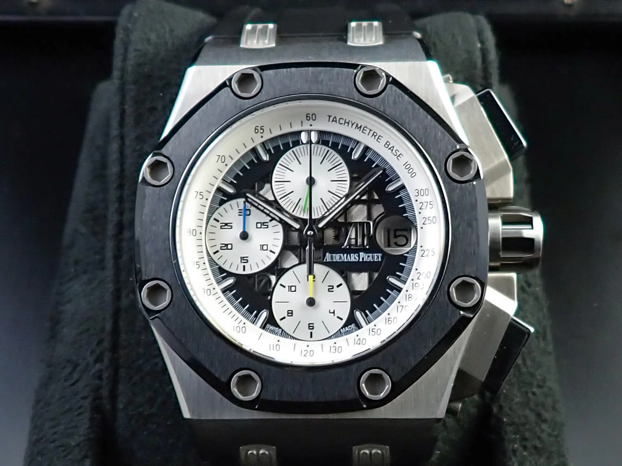 オーデマピゲ ロイヤルオーク オフショア クロノグラフ ルーベンスバリチェロ Ref.26078IO.OO.D001VS.01 チタン/セラミック ブラック文字盤 - Image 2