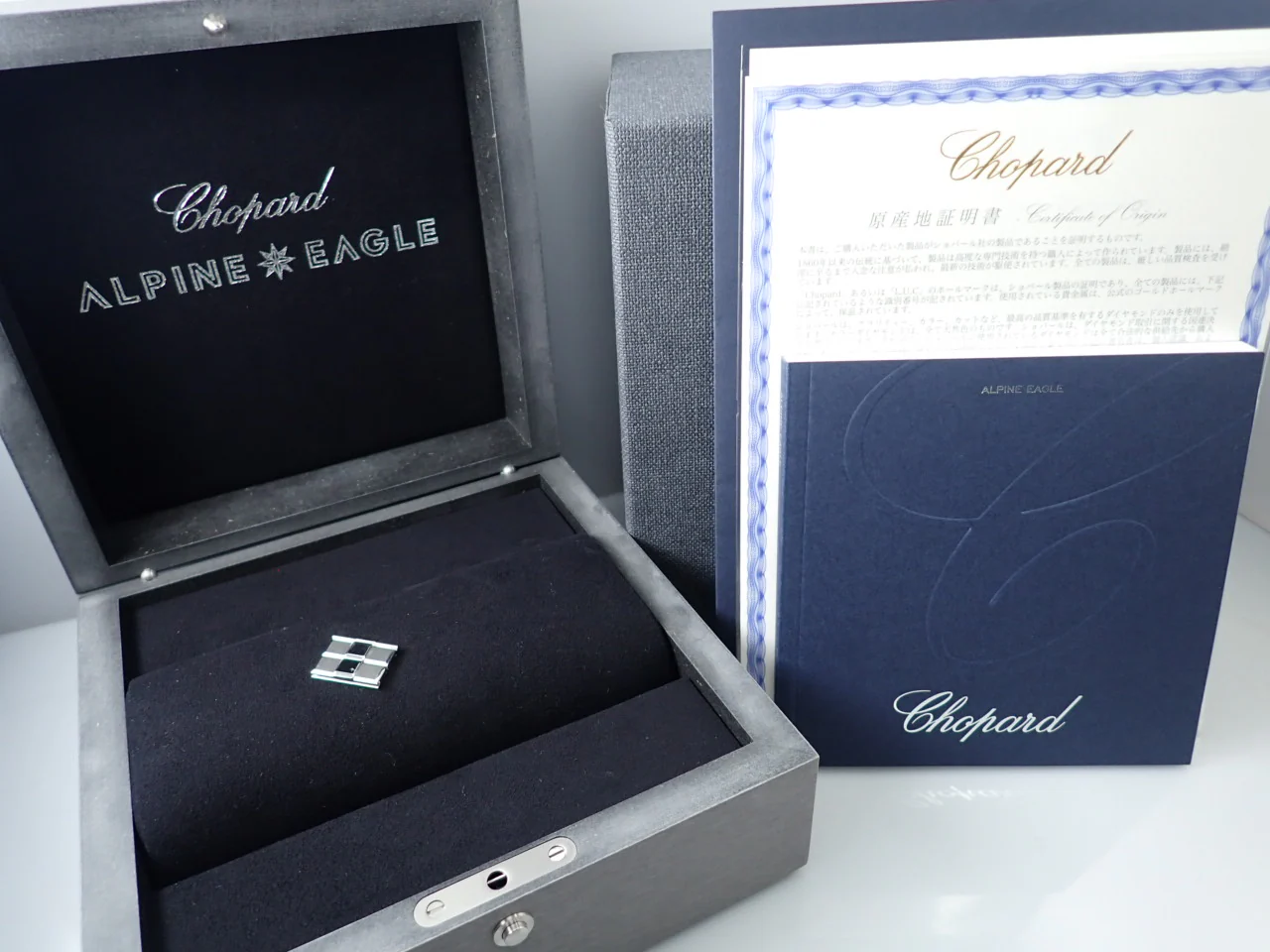 ショパール アルパインイーグル41 Ref.298600-3001 ブルー文字盤 中古 S6F8V733 - Image 10