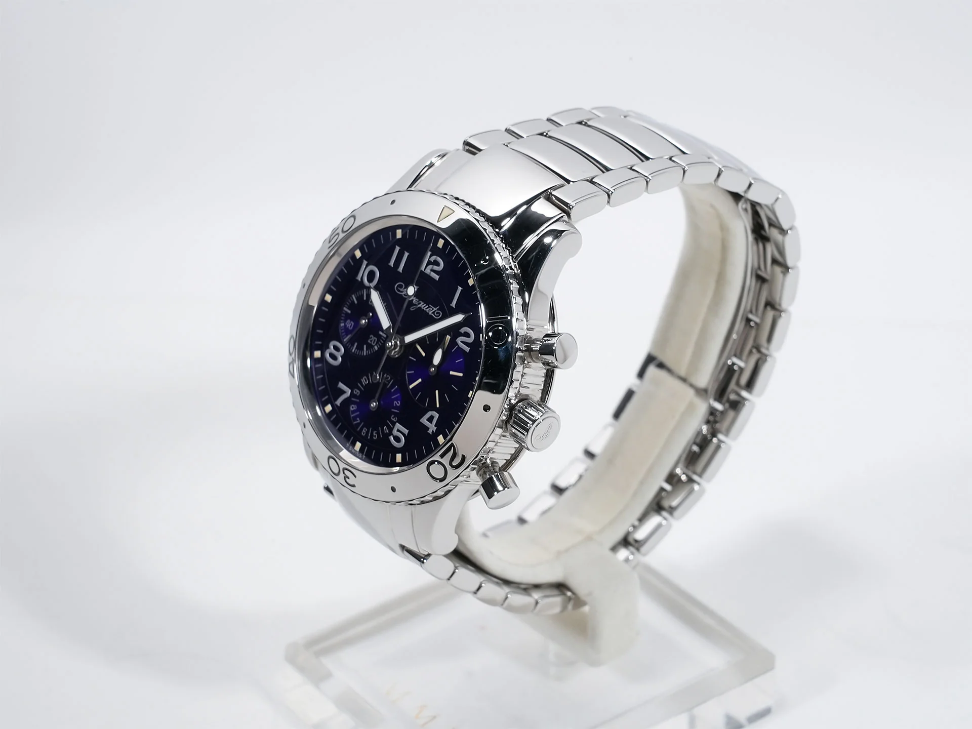 ブレゲ タイプⅩⅩ アエロナバル Ref.3807ST/J2/SW9 SS ブルー文字盤 中古 s7tv65ru - Image 4