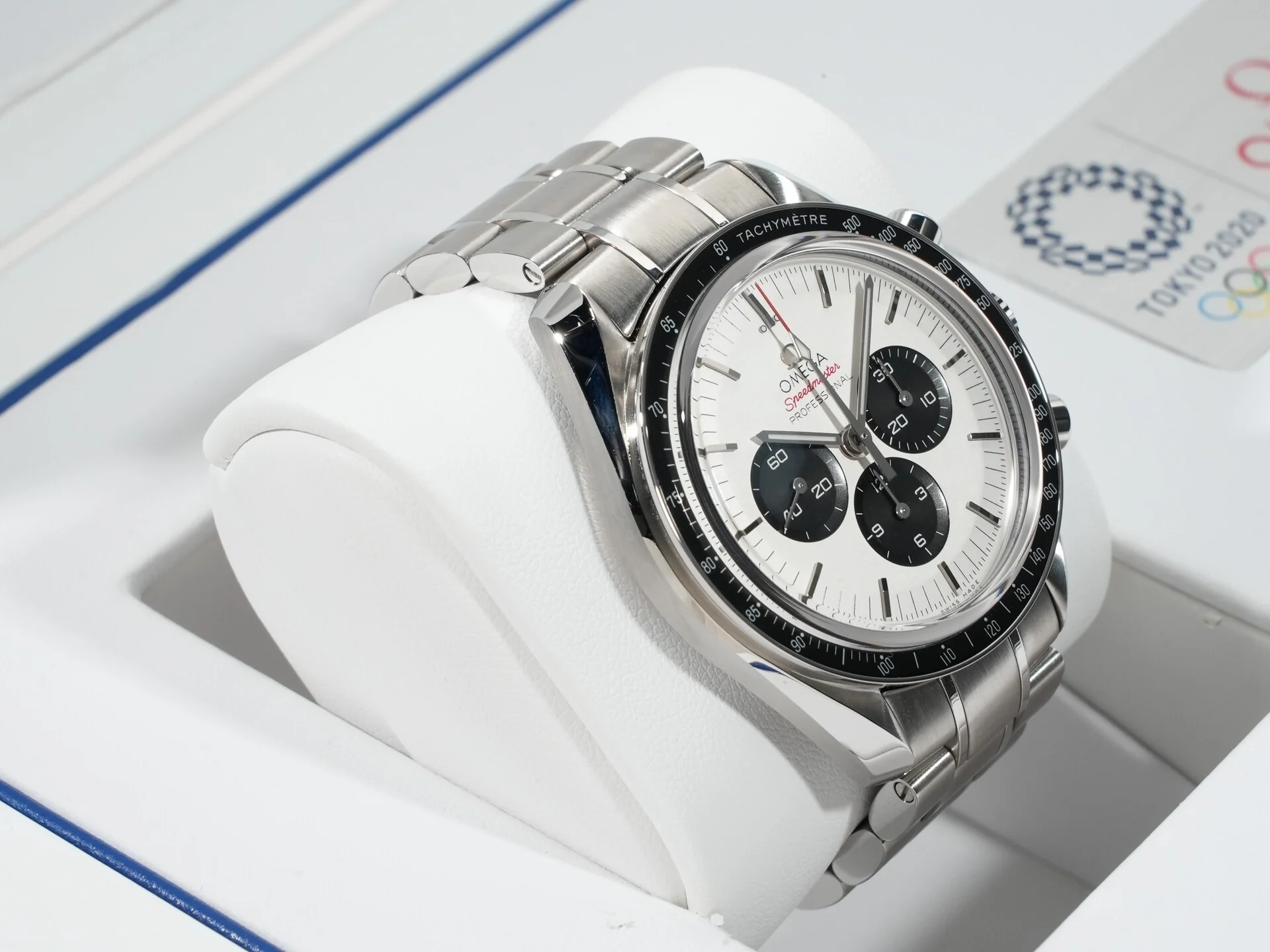 オメガ スピードマスター 記念モデル クロノグラフ 42MM  東京2020リミテッドエディション Ref.522.30.42.30.04.001 シルバー文字盤 美品 s7ysdeiq - Image 5