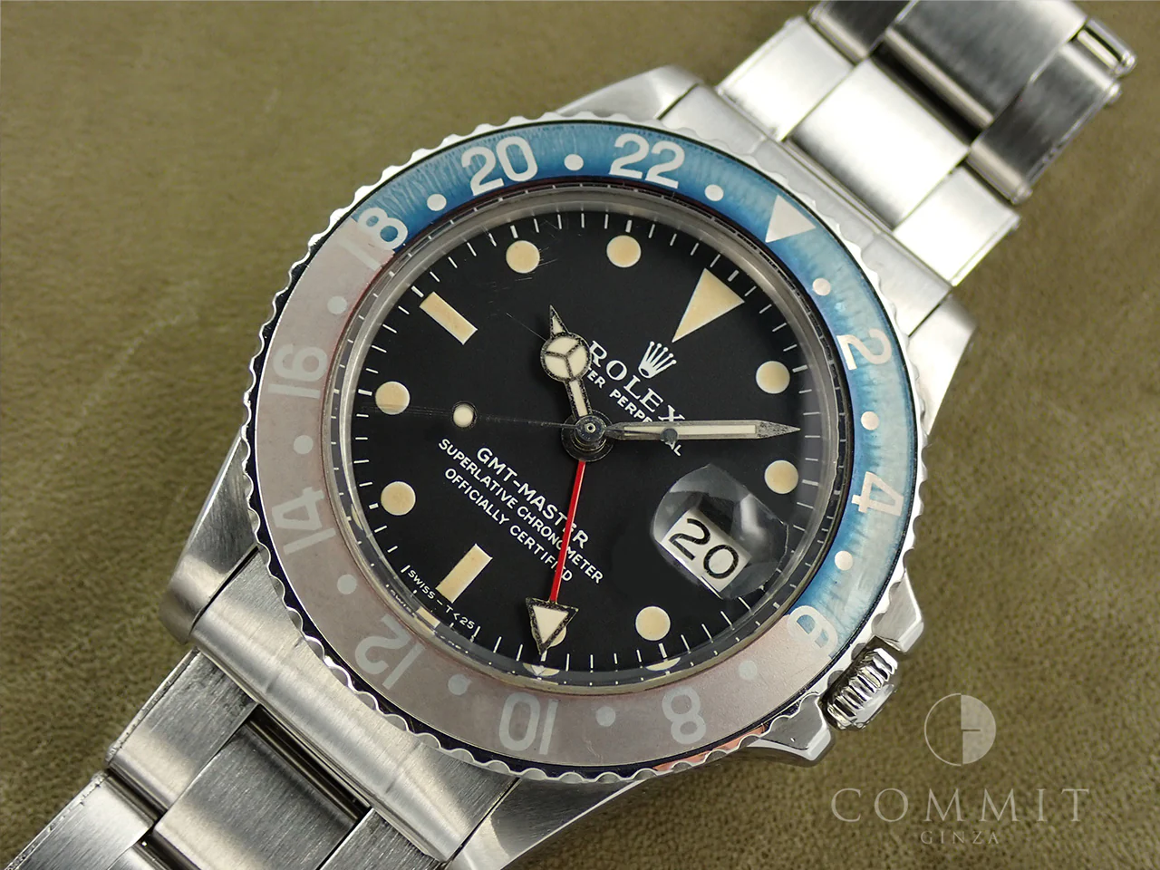 ロレックス GMTマスター Ref.1675 ステンレススチール ブラック文字盤　オイスターブレスレット - Image 14