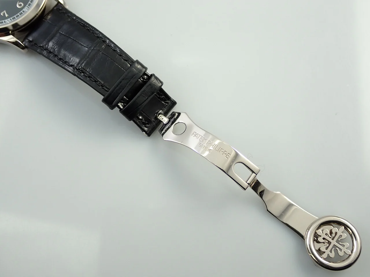 パテックフィリップ コンプリケーション クロノグラフ Ref.5170G-010 ホワイトゴールド ブラック文字盤 - Image 8