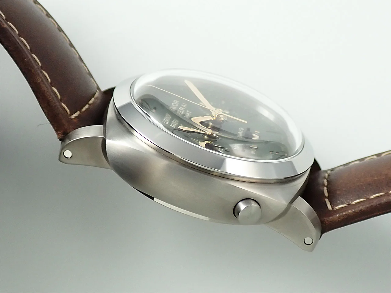 パネライ ルミノール 1950 クロノグラフ モノプルサンテ 8デイズ GMT チタニオ  Ref.PAM00737 グリーン文字盤 中古 S9PR6989 - Image 5