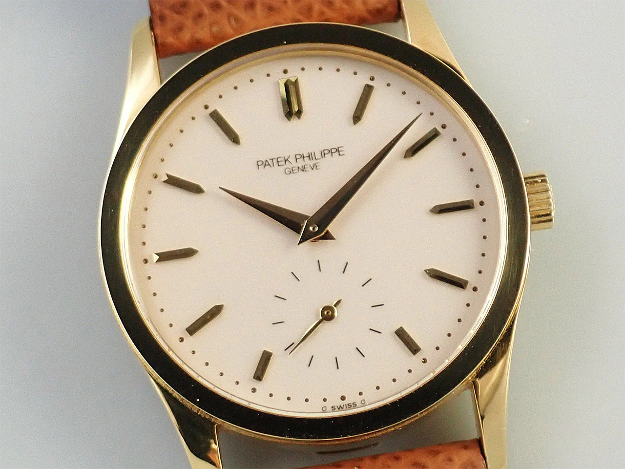パテックフィリップ カラトラバ Ref.3796SJ イエローゴールド アイボリー文字盤 - Image 3