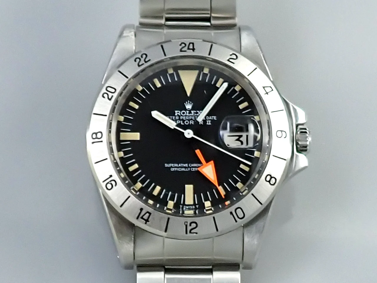 ロレックス エクスプローラーII Ref.1655 ステンレススチール ブラック文字盤 - Image 2
