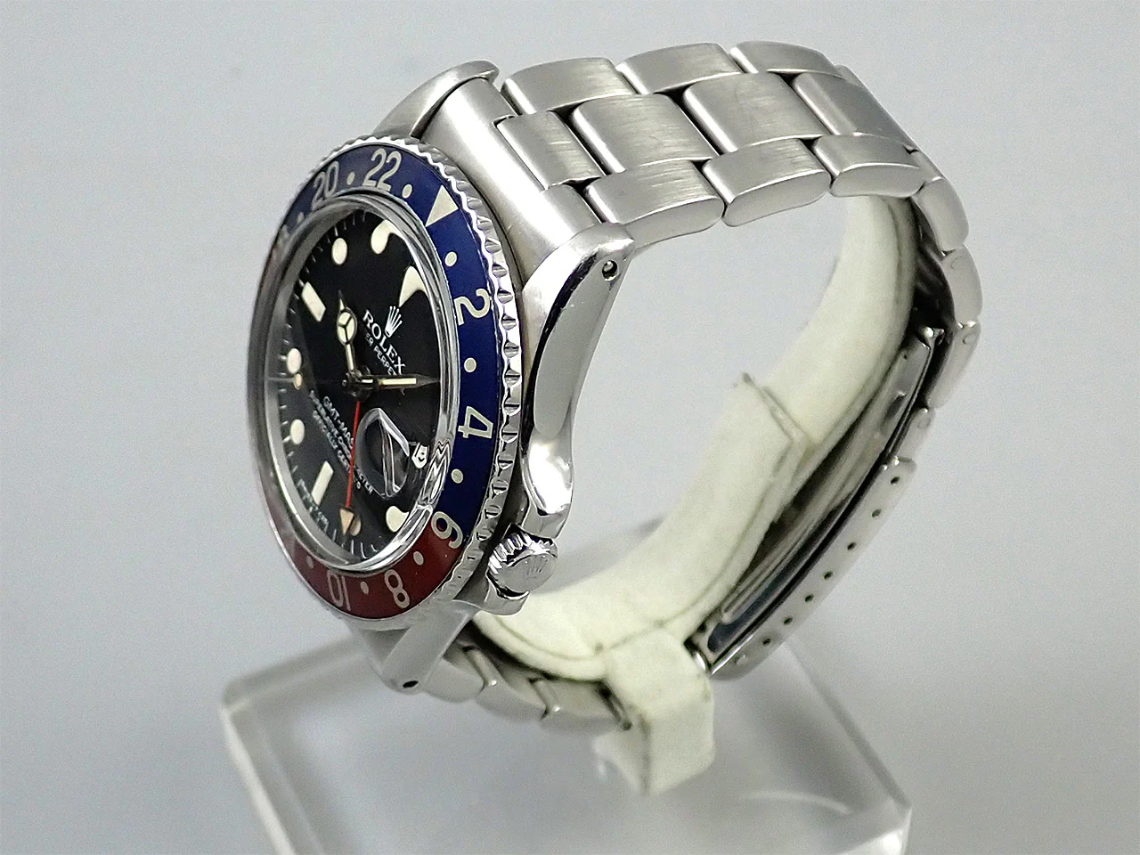 ロレックス GMTマスター Ref.1675 ステンレススチール ブラック文字盤 オイスターブレスレット - Image 4