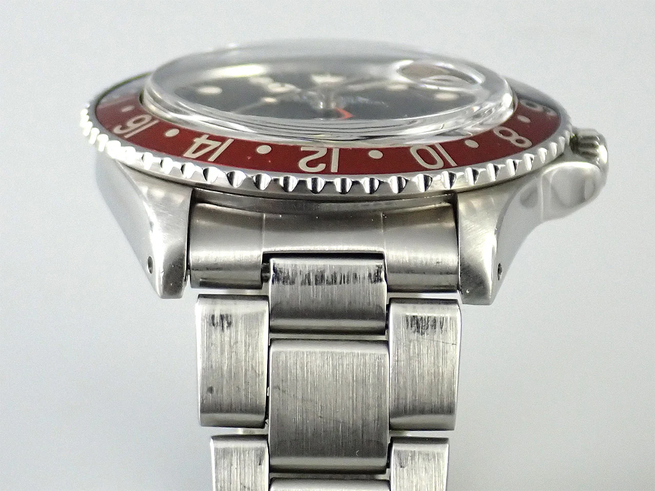 ロレックス GMTマスター Ref.1675 ステンレススチール ブラック文字盤 オイスターブレスレット - Image 6