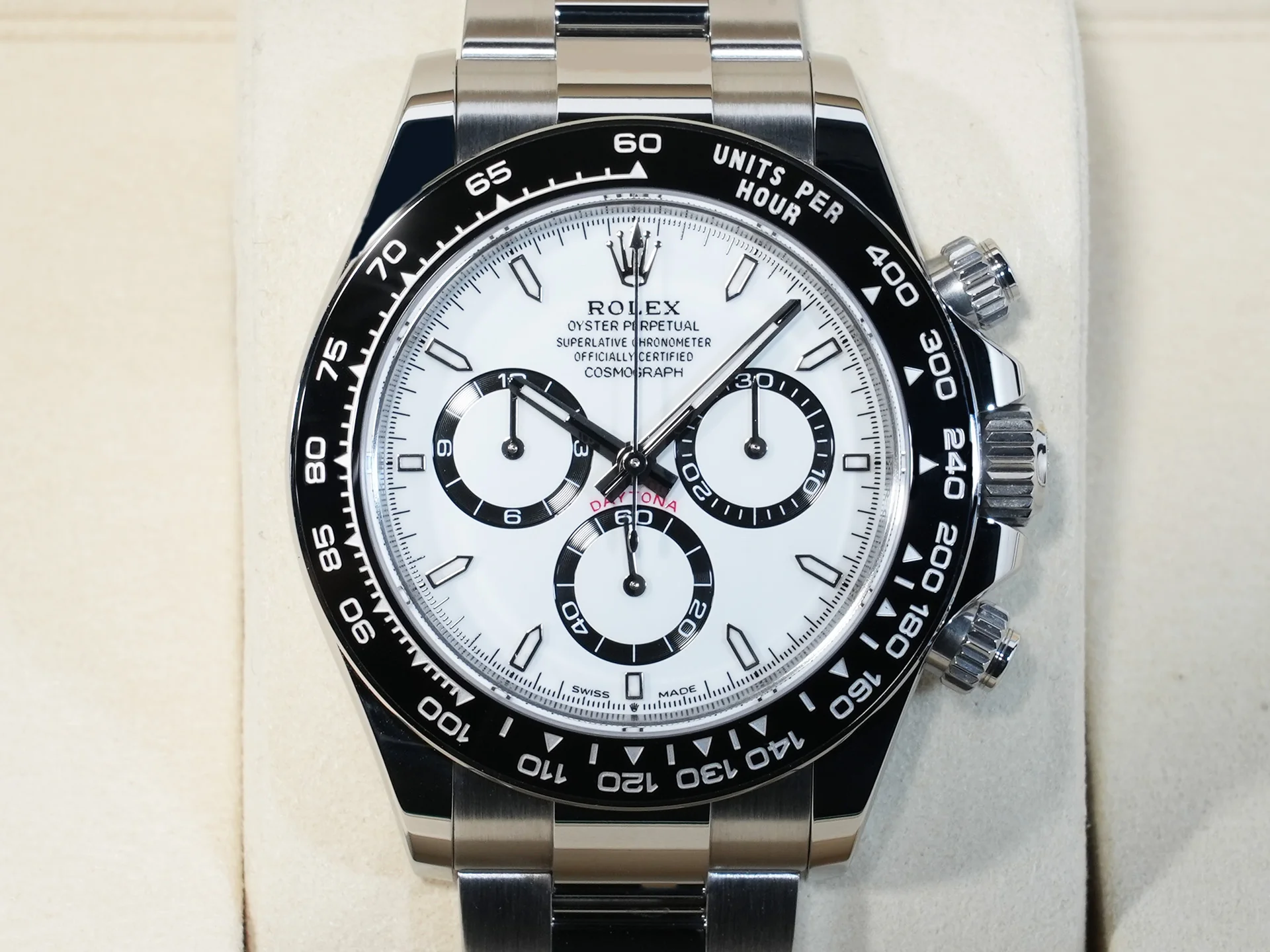 ロレックス デイトナ Ref.126500LN ステンレススチール ホワイト文字盤 - Image 2