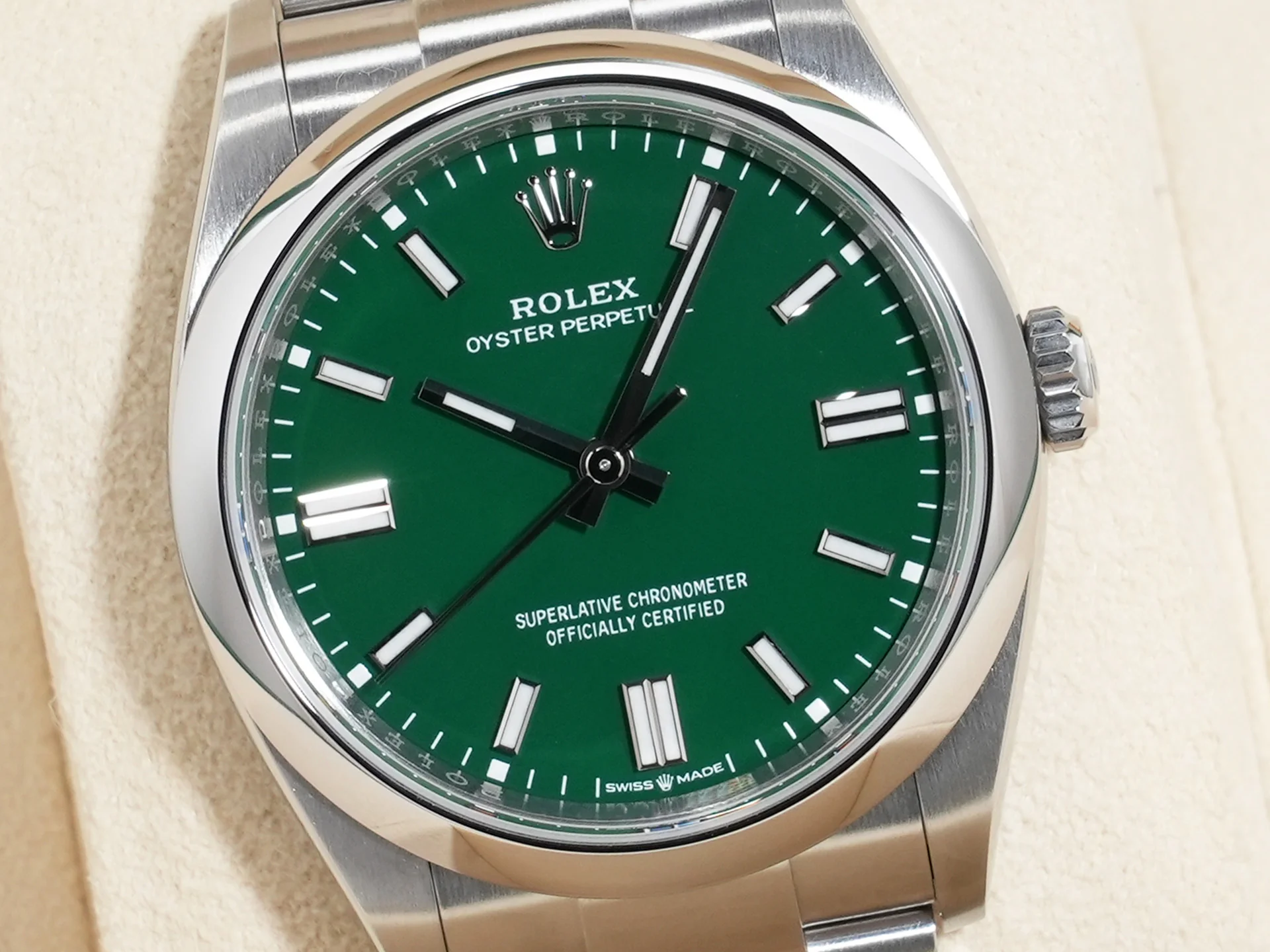 ロレックス オイスターパーペチュアル36 Ref.126000 ステンレススチール グリーン文字盤 - Image 3