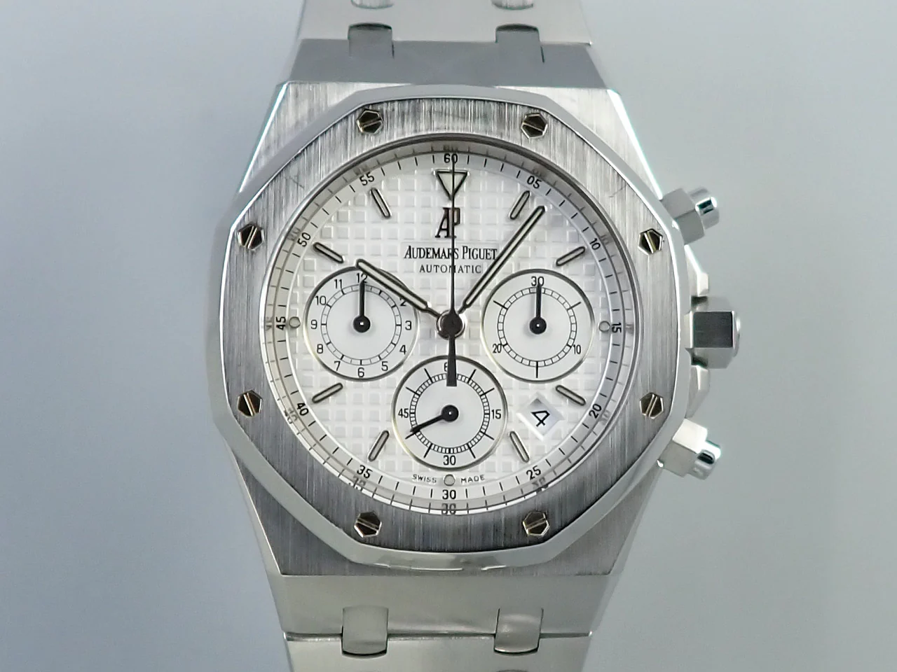 オーデマピゲ ロイヤルオーク クロノグラフ Ref.25860ST.OO.1110ST.05 ステンレススチール ホワイト文字盤 - Image 2