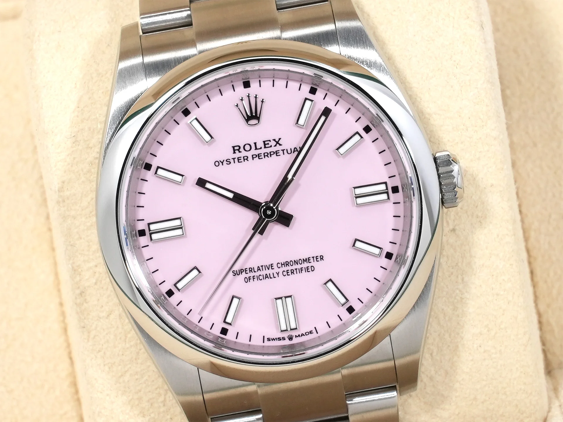 ロレックス オイスターパーペチュアル36 Ref.126000 ステンレススチール キャンディピンク文字盤 美中古 sjhugi8g - Image 3