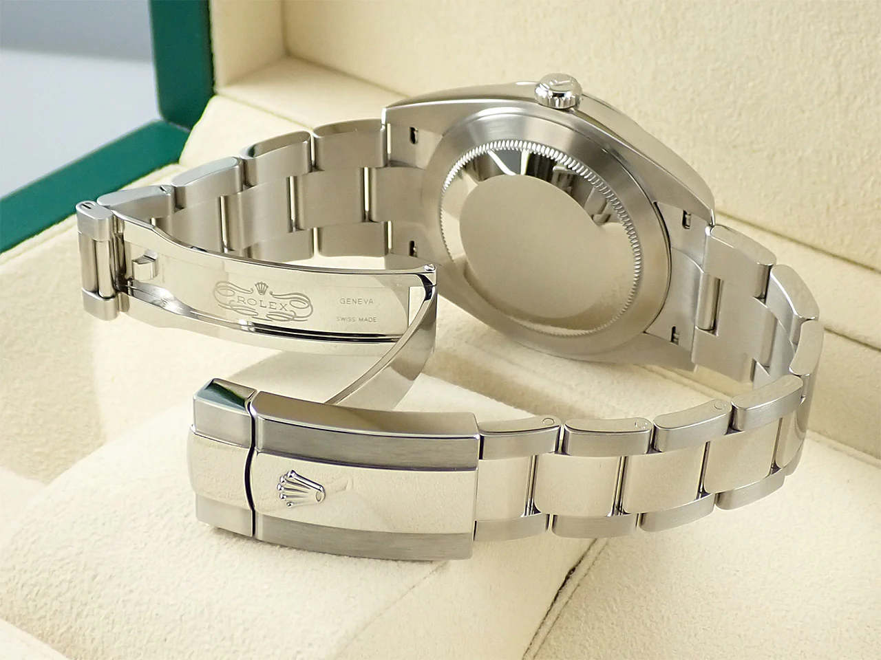 ロレックス デイトジャスト41 Ref.126300 ステンレススチール ブライトブルー文字盤 オイスターブレスレット 中古 SK29X6Z9 - Image 8