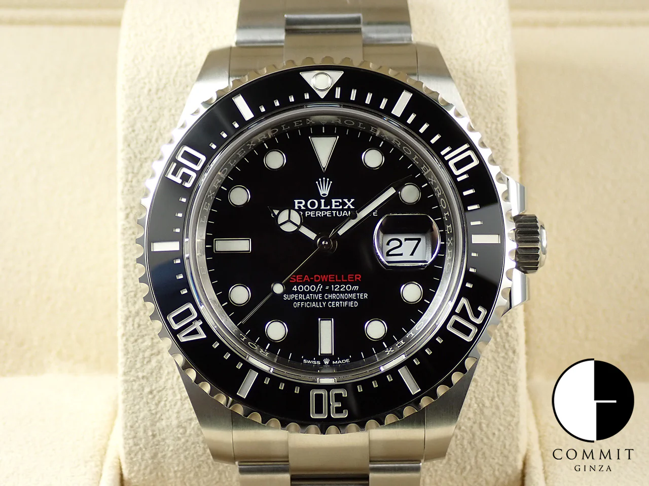 ロレックス シードゥエラー Ref.126600 ステンレススチール ブラック文字盤