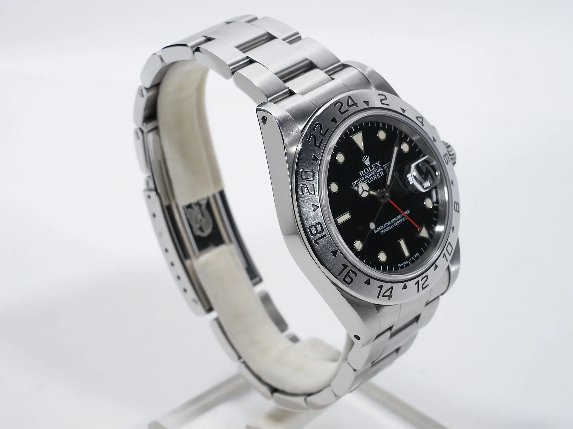 ロレックス エクスプローラーII Ref.16570 ステンレススチール ブラック文字盤 オイスターブレスレット 中古 spwdngvg - Image 5
