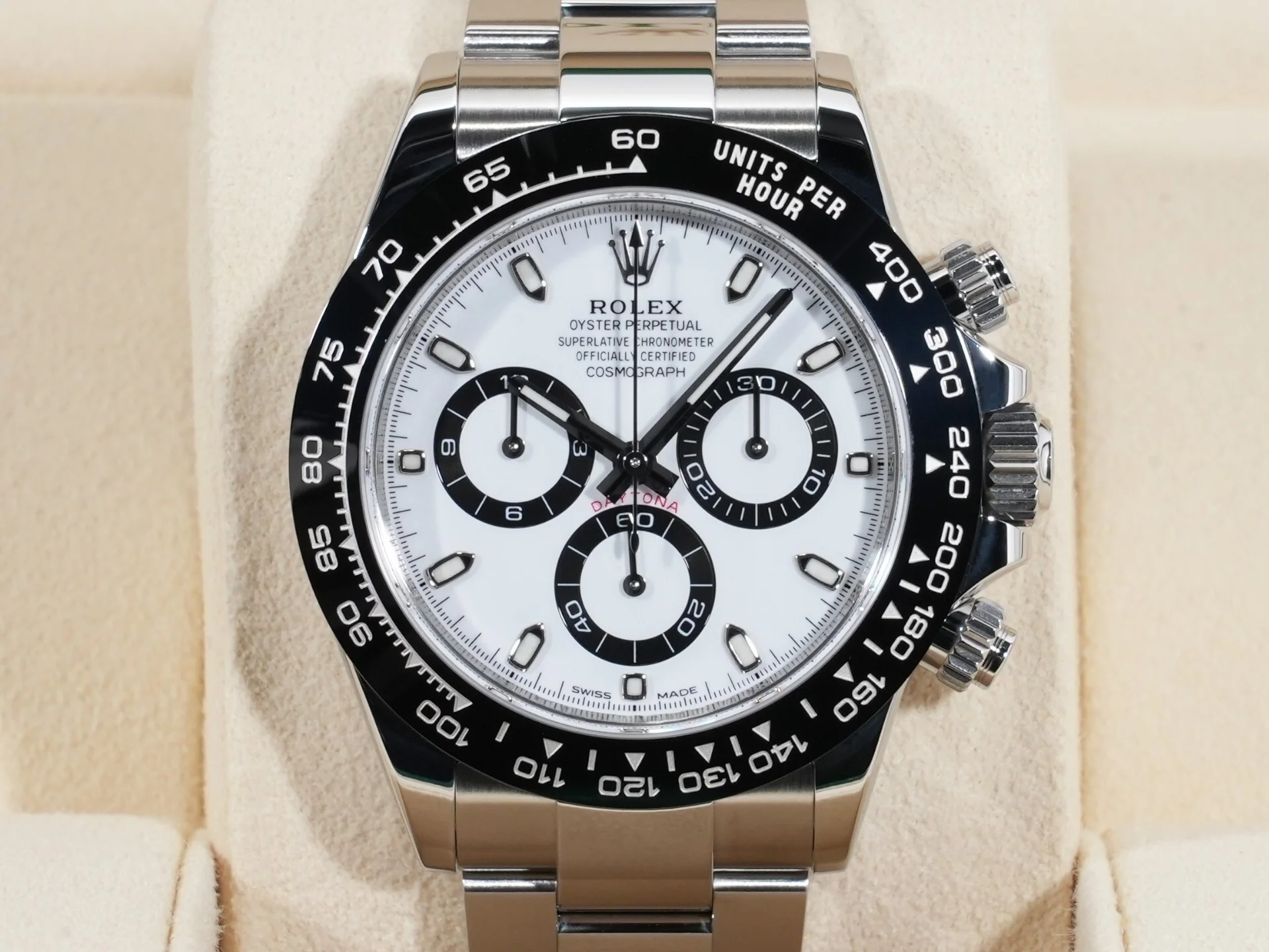 ロレックス デイトナ Ref.116500LN ステンレススチール ホワイト文字盤 - Image 2