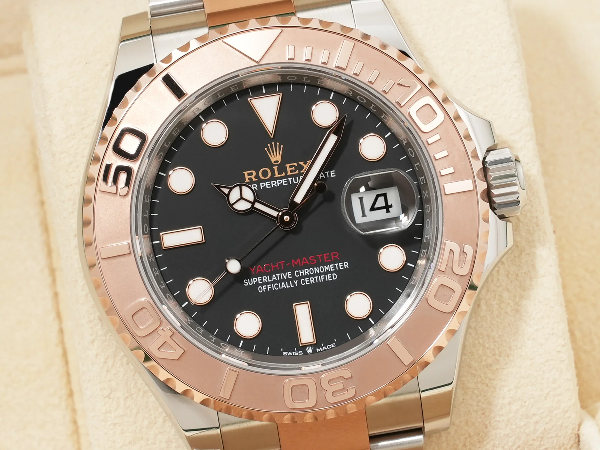 ロレックス ヨットマスター40 Ref.126621 ステンレススチール/エバーローズゴールド ブラック文字盤 未使用 ssnpizqu - Image 3