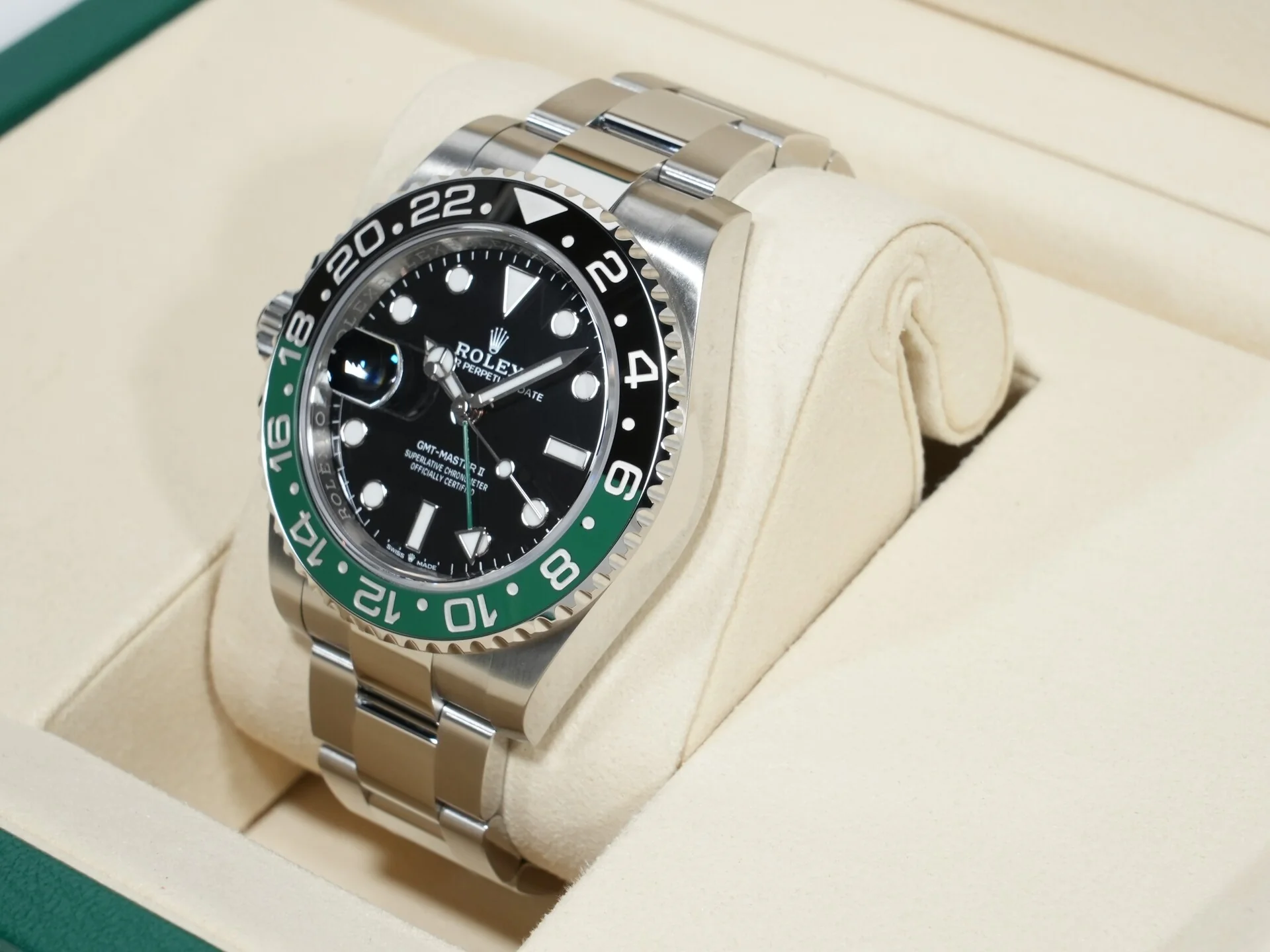 ロレックス GMTマスターII Ref.126720VTNR ステンレススチール ブラック文字盤 オイスターブレスレット 未使用 sv97pp48 - Image 4