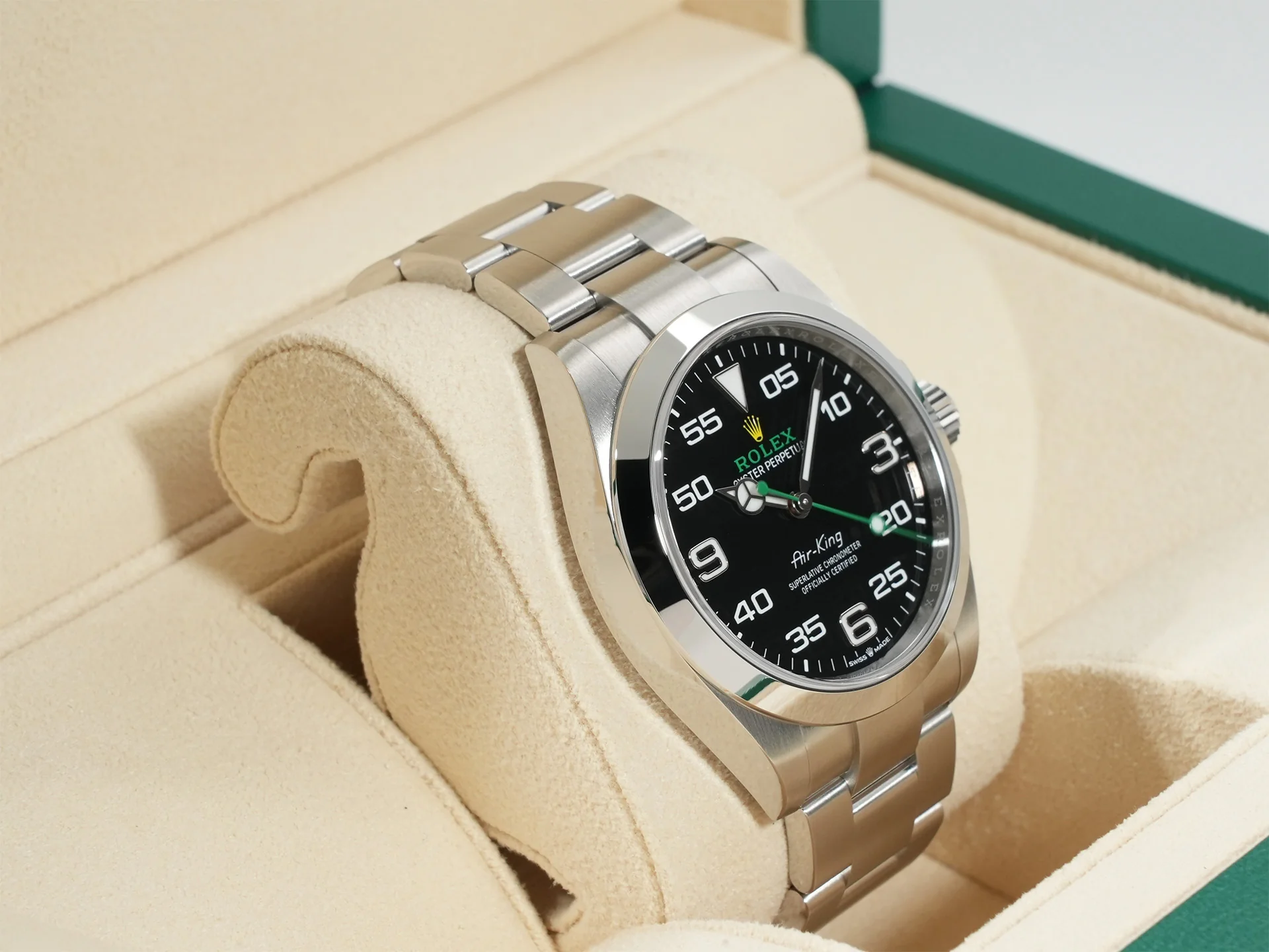 ロレックス エアキング Ref.126900 ステンレススチール ブラック文字盤 - Image 5