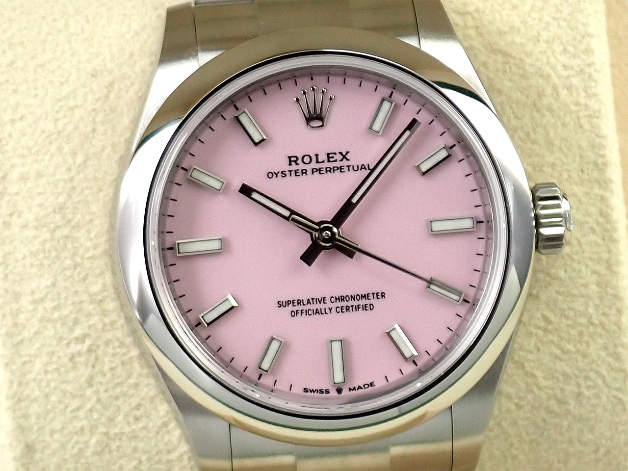 ロレックス オイスターパーペチュアル31 Ref.277200 ステンレススチール キャンディピンク文字盤 - Image 3