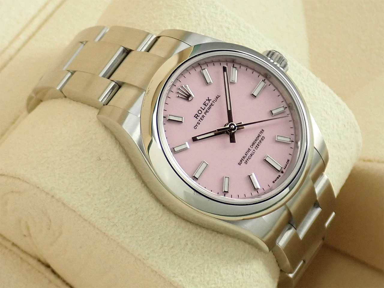 ロレックス オイスターパーペチュアル31 Ref.277200 ステンレススチール キャンディピンク文字盤 - Image 5