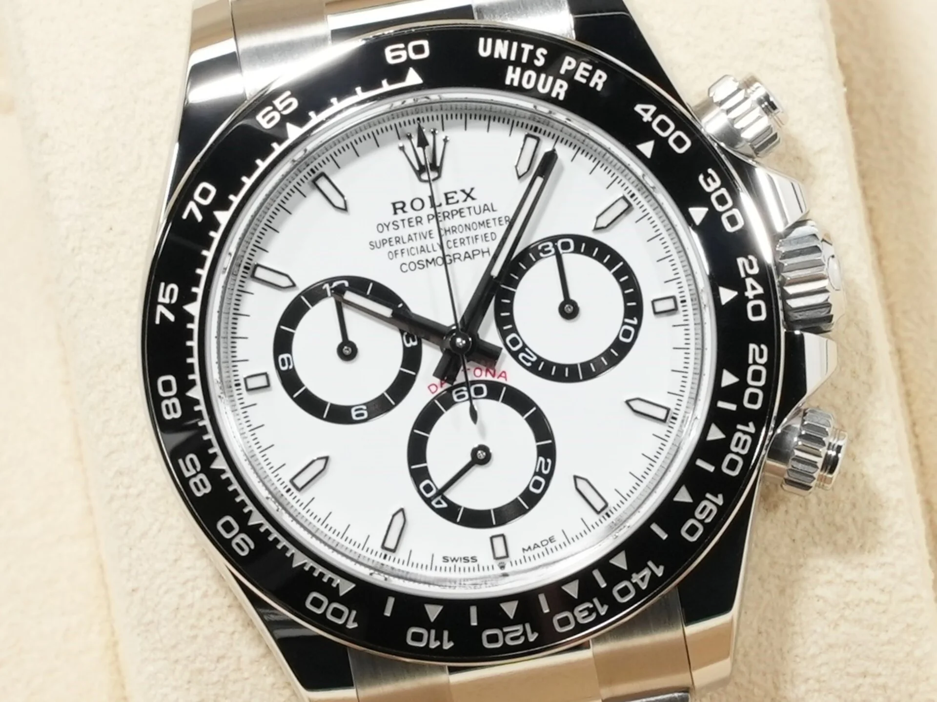 ロレックス デイトナ Ref.126500LN ステンレススチール ホワイト文字盤 - Image 3