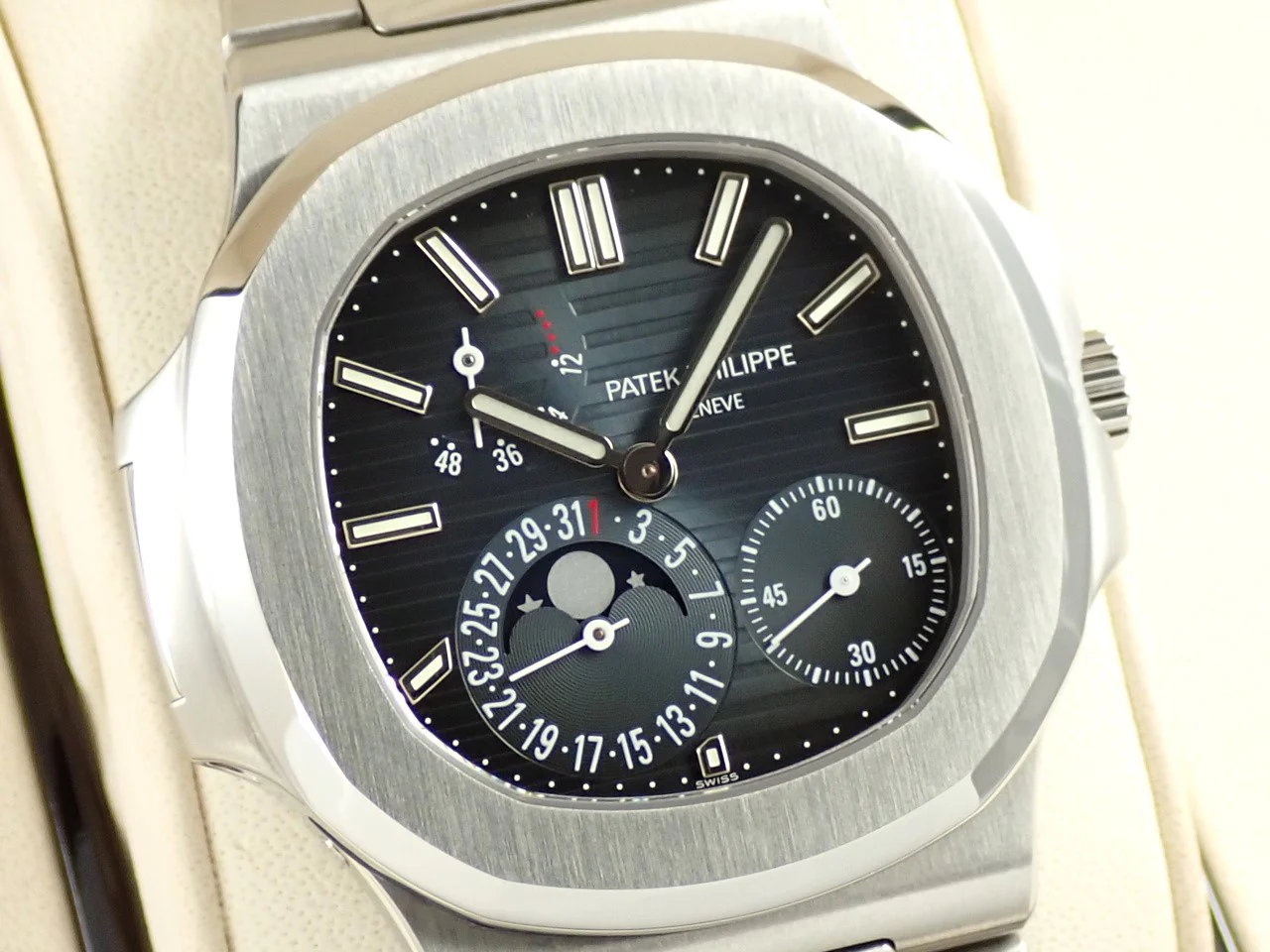 パテックフィリップ ノーチラス プチコンプリケーション Ref.5712/1A-001 ステンレススチール ブルー文字盤 - Image 3