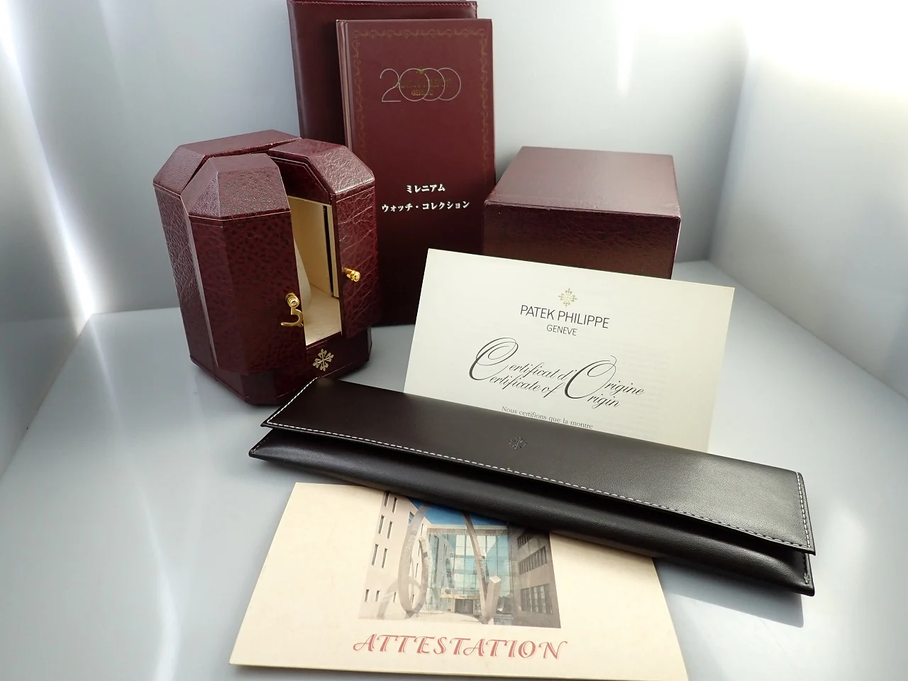パテックフィリップ 10DAYS Ref.5100G-001 ホワイトゴールド ブルー文字盤 - Image 12