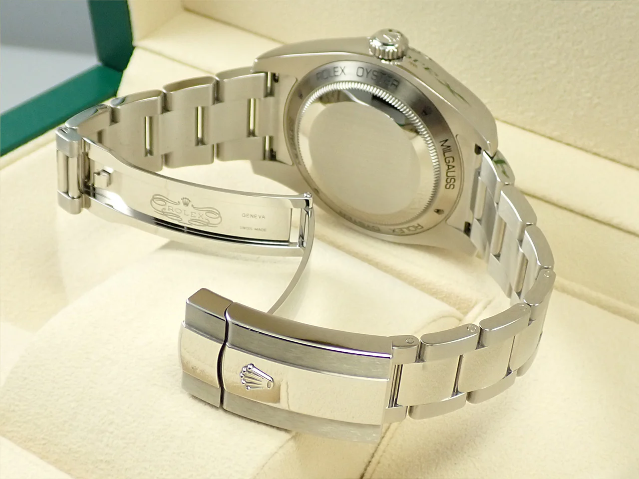 ロレックス ミルガウス Ref.116400GV ステンレススチール Zブルー文字盤 - Image 8
