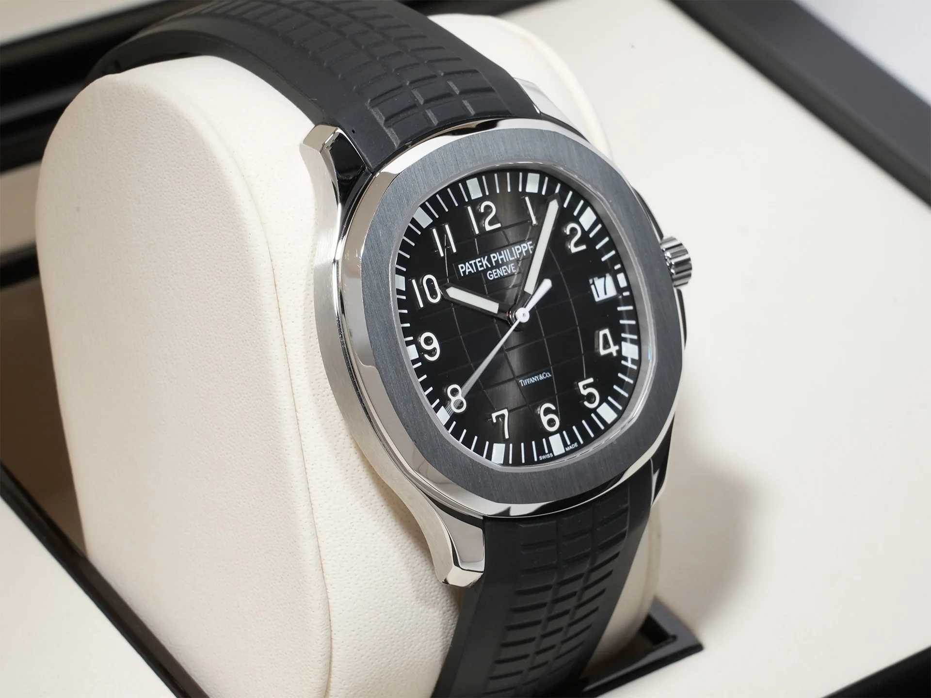 パテックフィリップ アクアノート TIFFANY&CO. Ref.5167A-001 ステンレススチール ブラック文字盤 中古 tcrd2sxd - Image 5