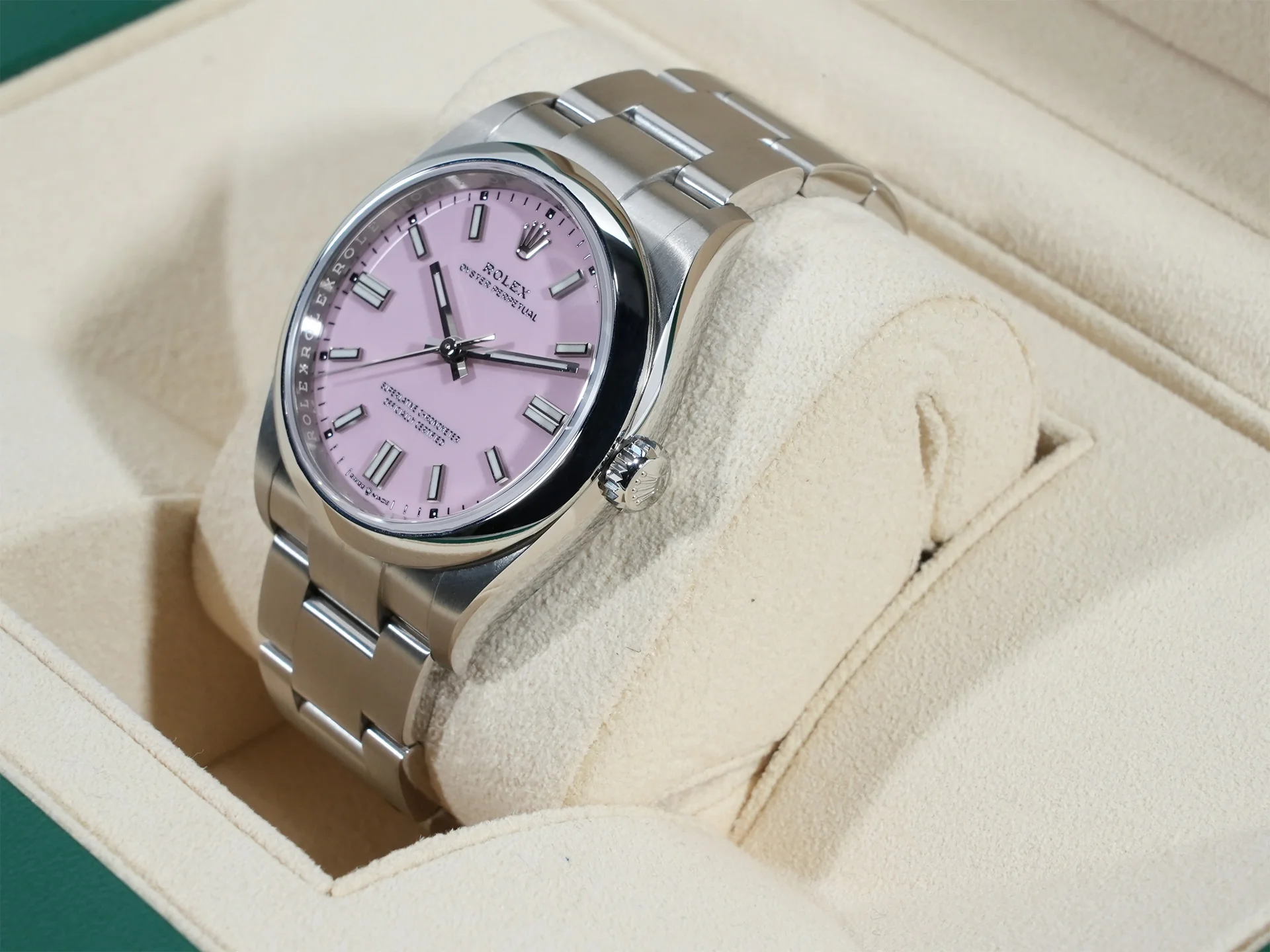 ロレックス オイスターパーペチュアル36 Ref.126000 ステンレススチール キャンディピンク文字盤 - Image 4