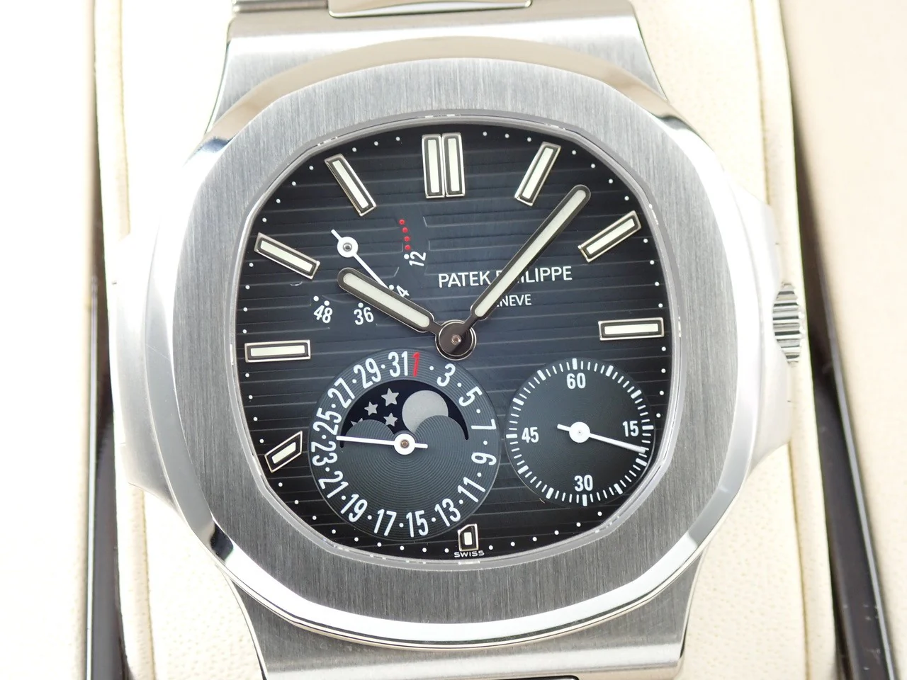 パテックフィリップ ノーチラス プチコンプリケーション Ref.5712/1A-001 ステンレススチール ブルー文字盤 - Image 3