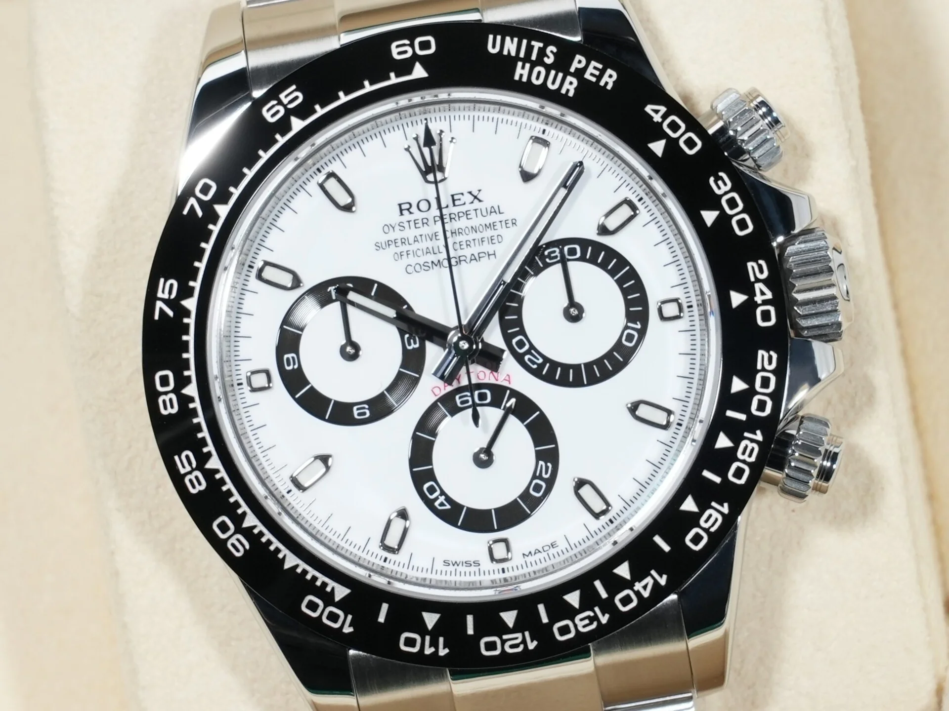 ロレックス デイトナ Ref.116500LN ステンレススチール ホワイト文字盤 美品 thw2y85e - Image 3