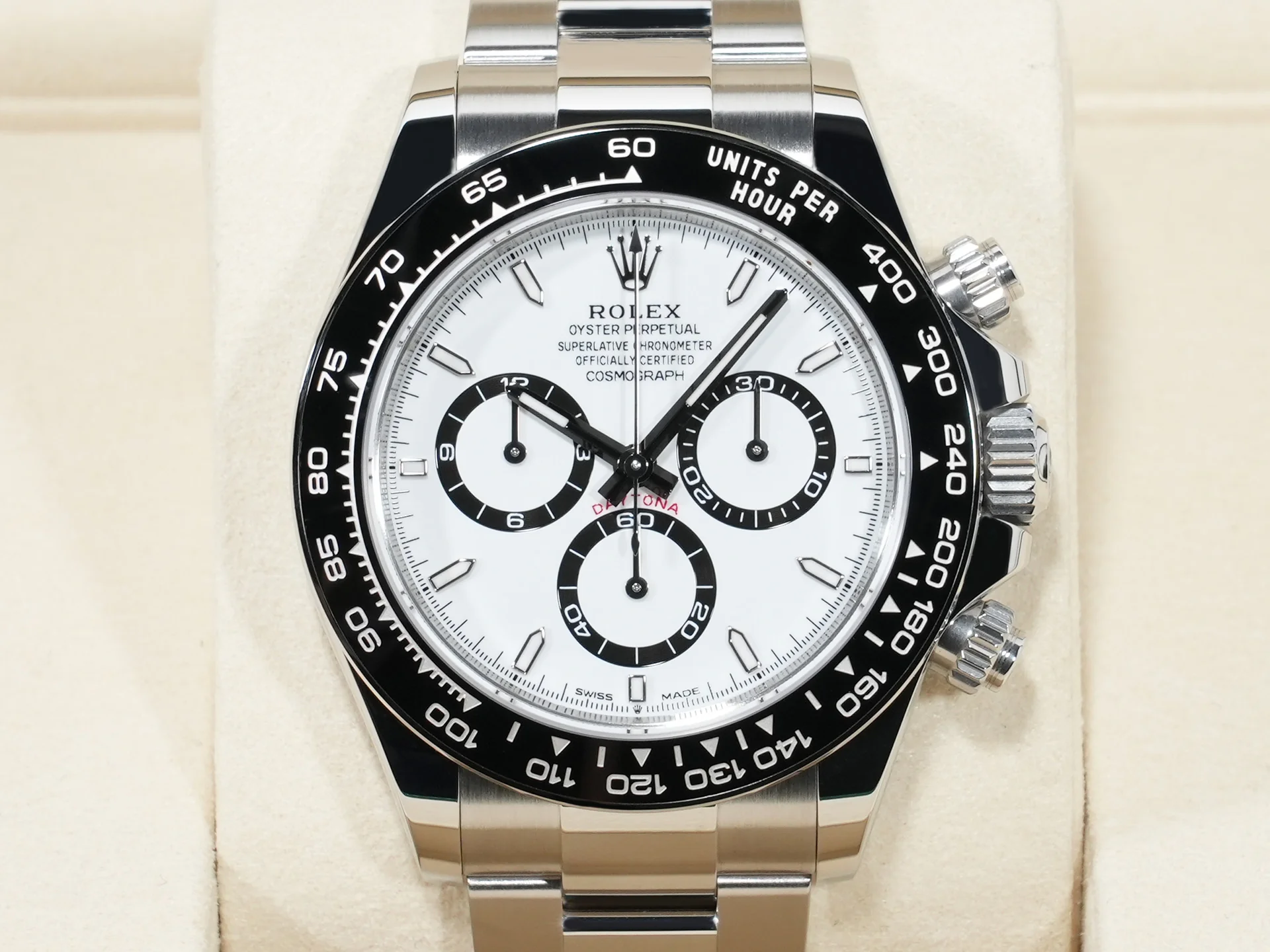 ロレックス デイトナ Ref.126500LN ステンレススチール ホワイト文字盤 - Image 2