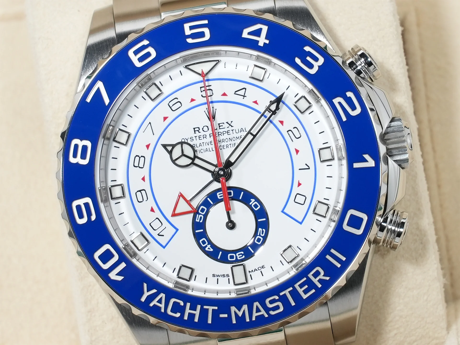 ロレックス ヨットマスターII Ref.116680 ステンレススチール ホワイト文字盤 美品 tshhnbcu - Image 3