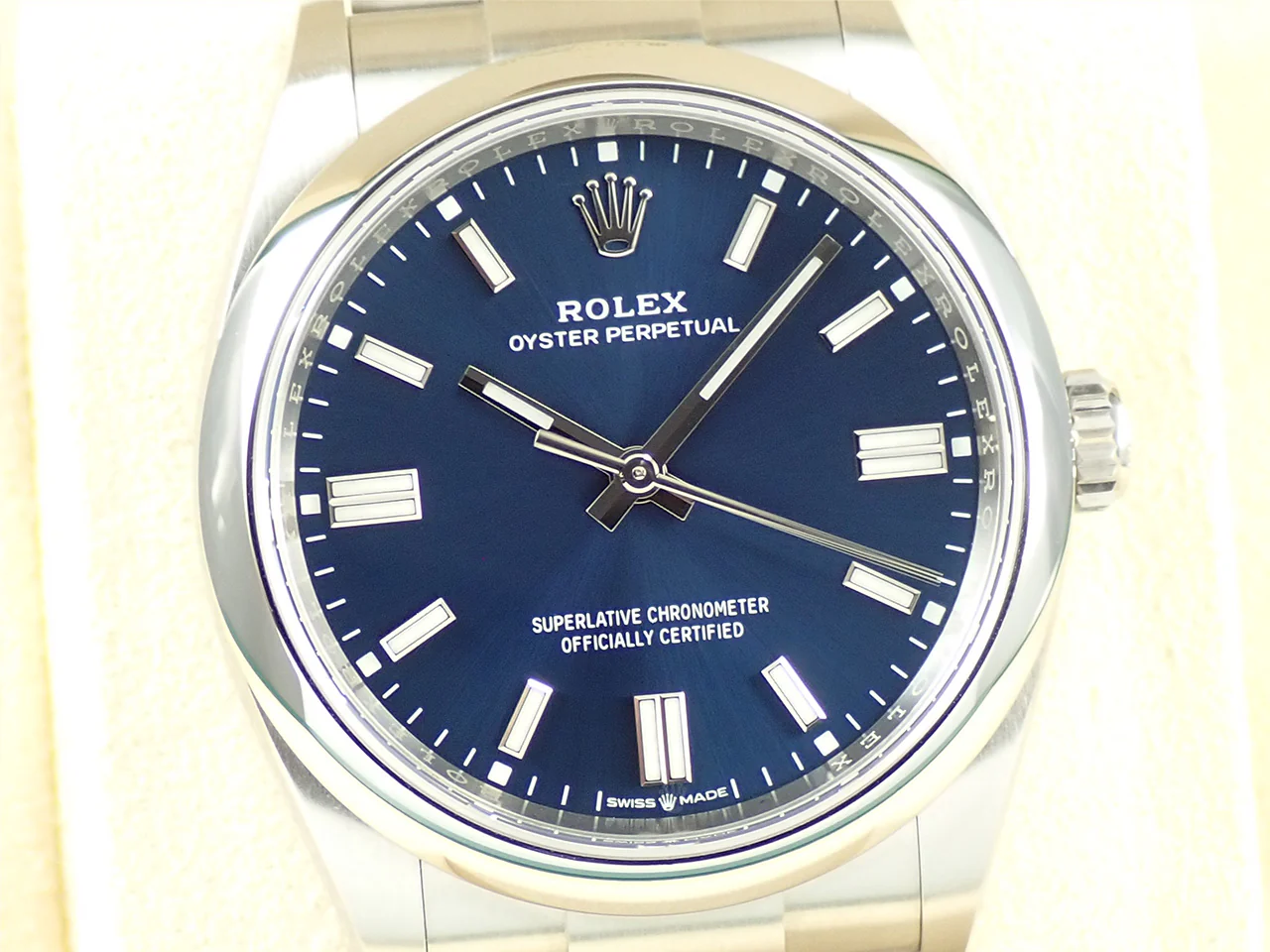 ロレックス オイスターパーペチュアル36 Ref.126000 ステンレススチール ブライトブルー文字盤 - Image 3